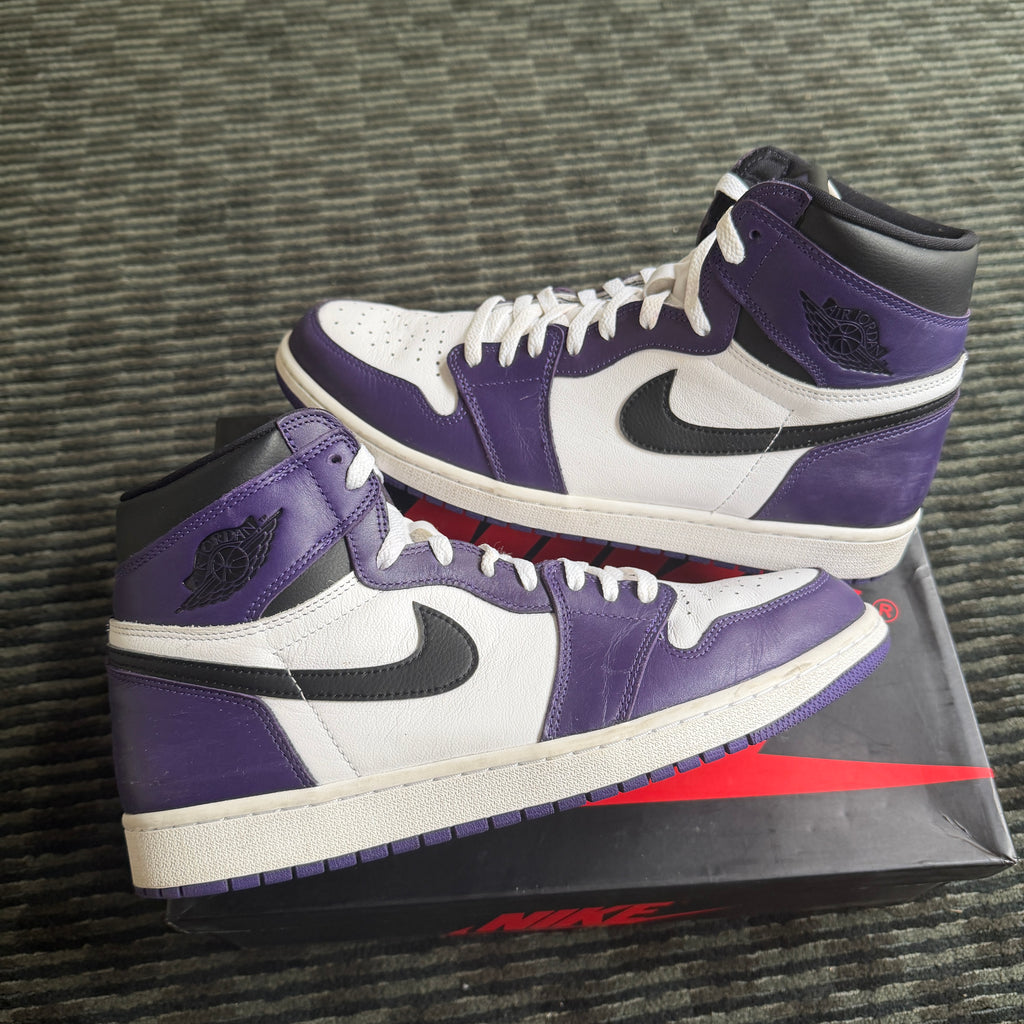 Jordan 1 Retro High Court Purple White