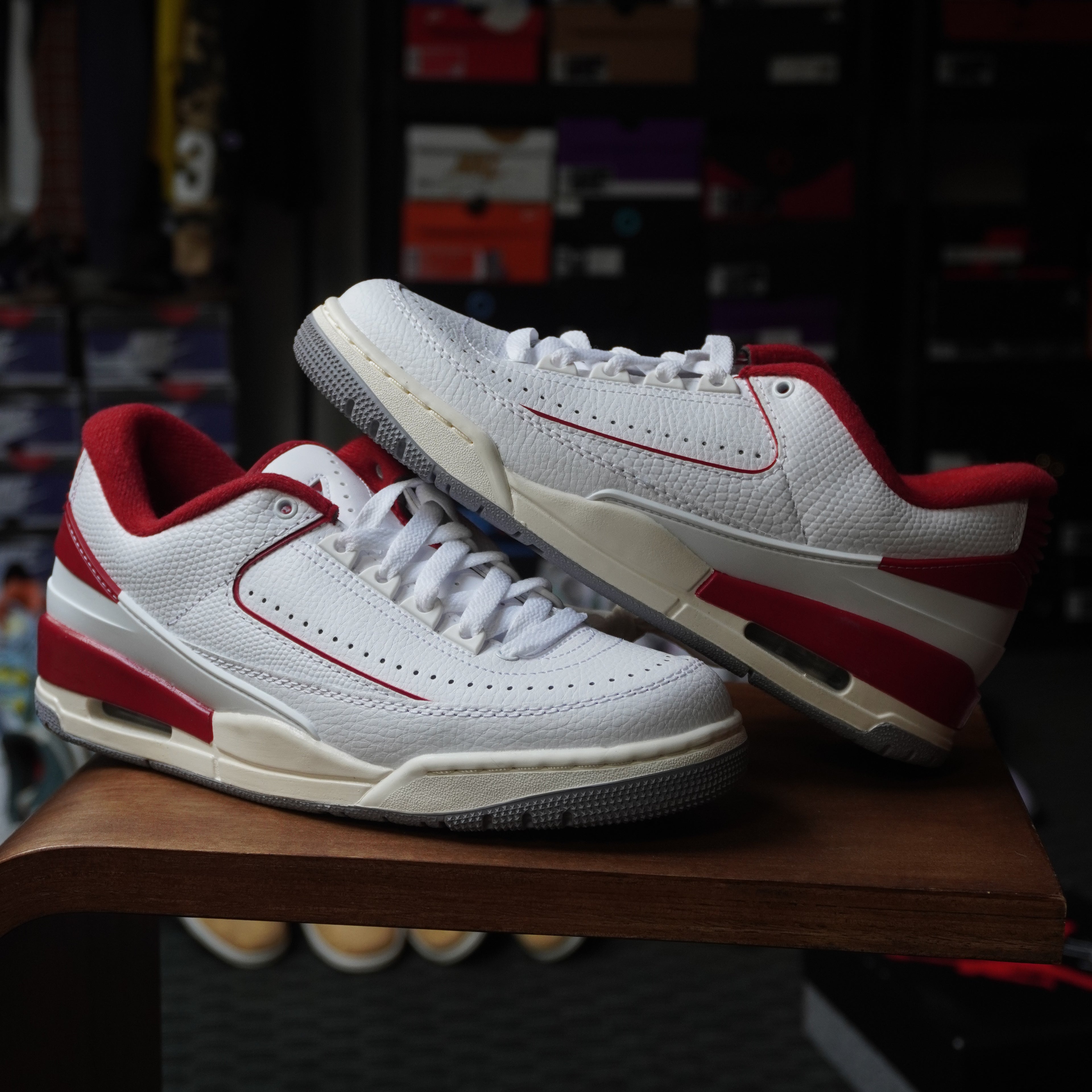Jordan 2/3 White Varsity Red (GS)