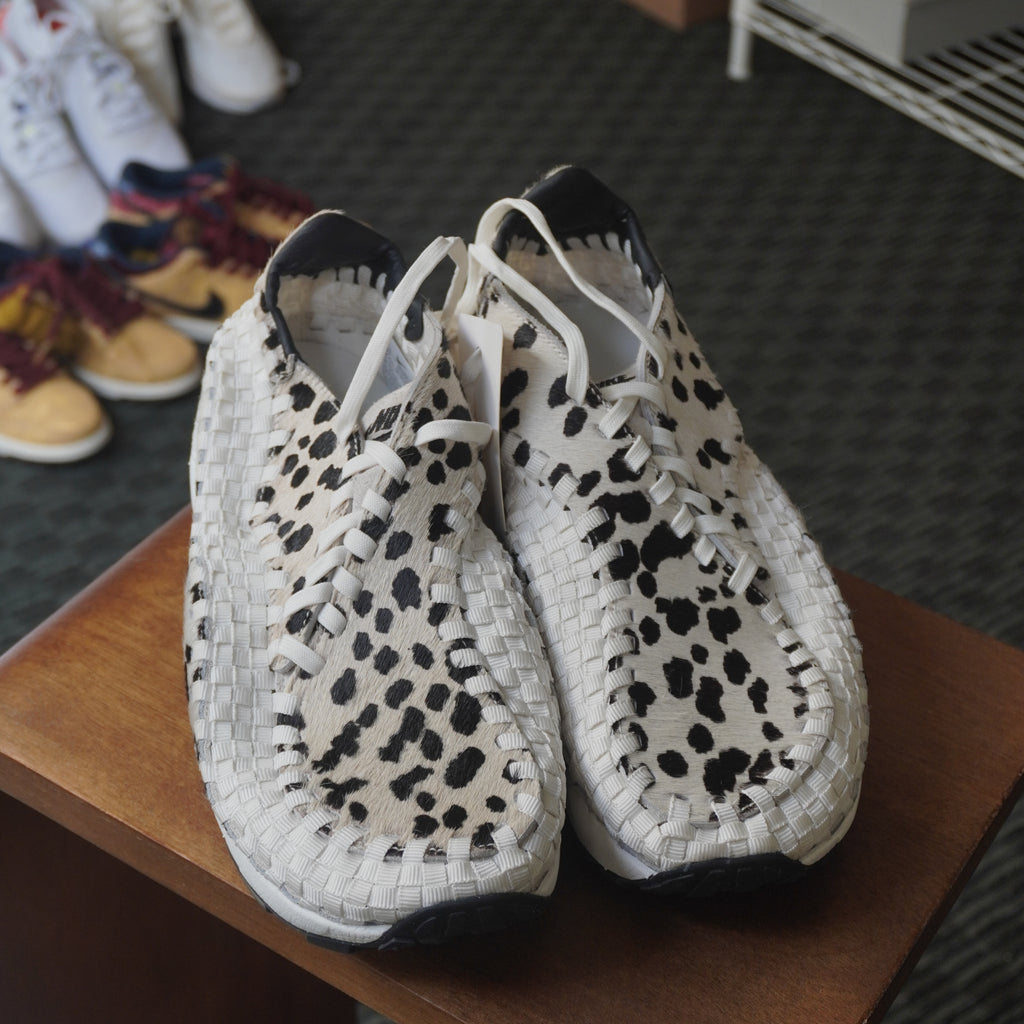 Nike Air Footscape Woven PRM White Cow Print