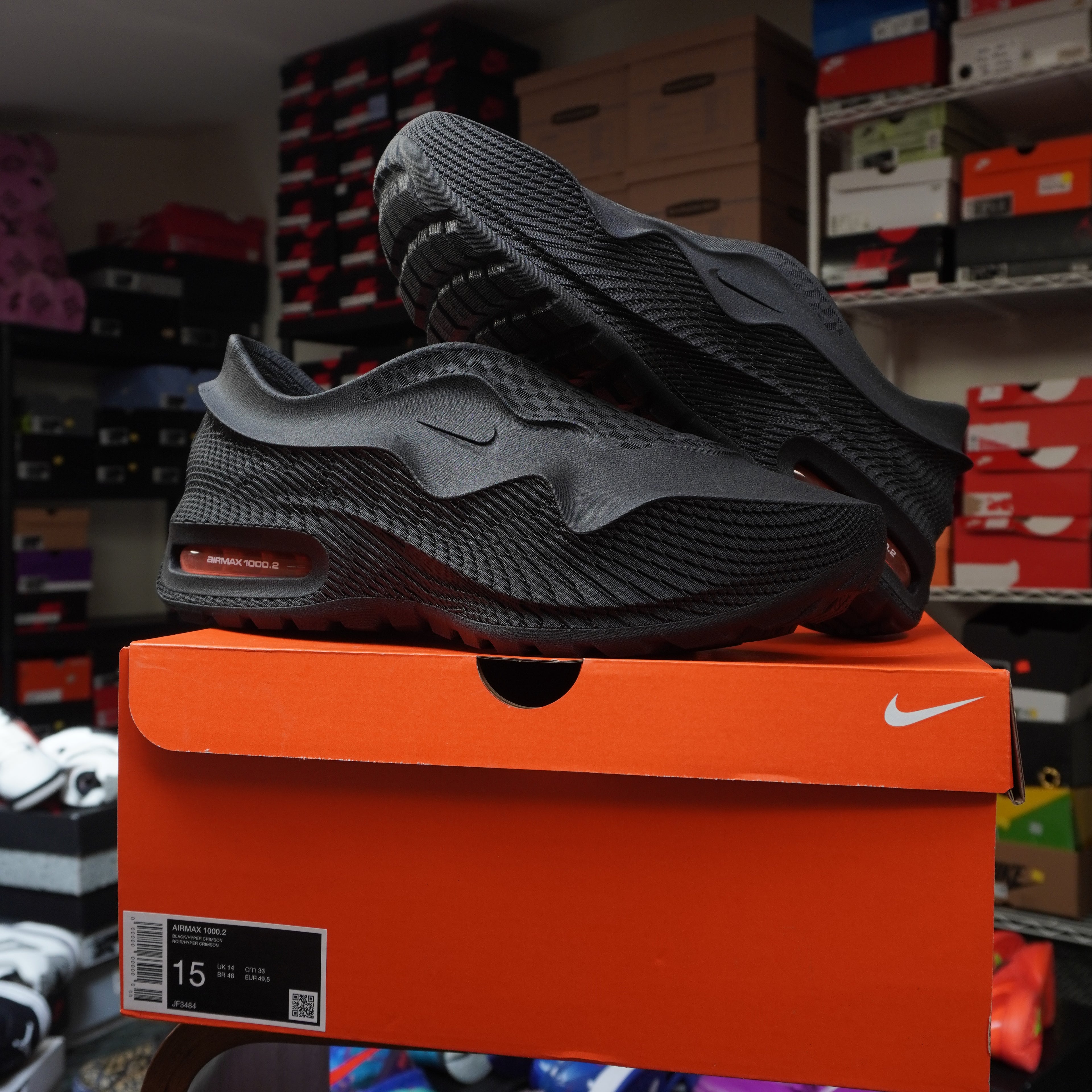 Nike Air Max 1000.2 Black Hyper Crimson
