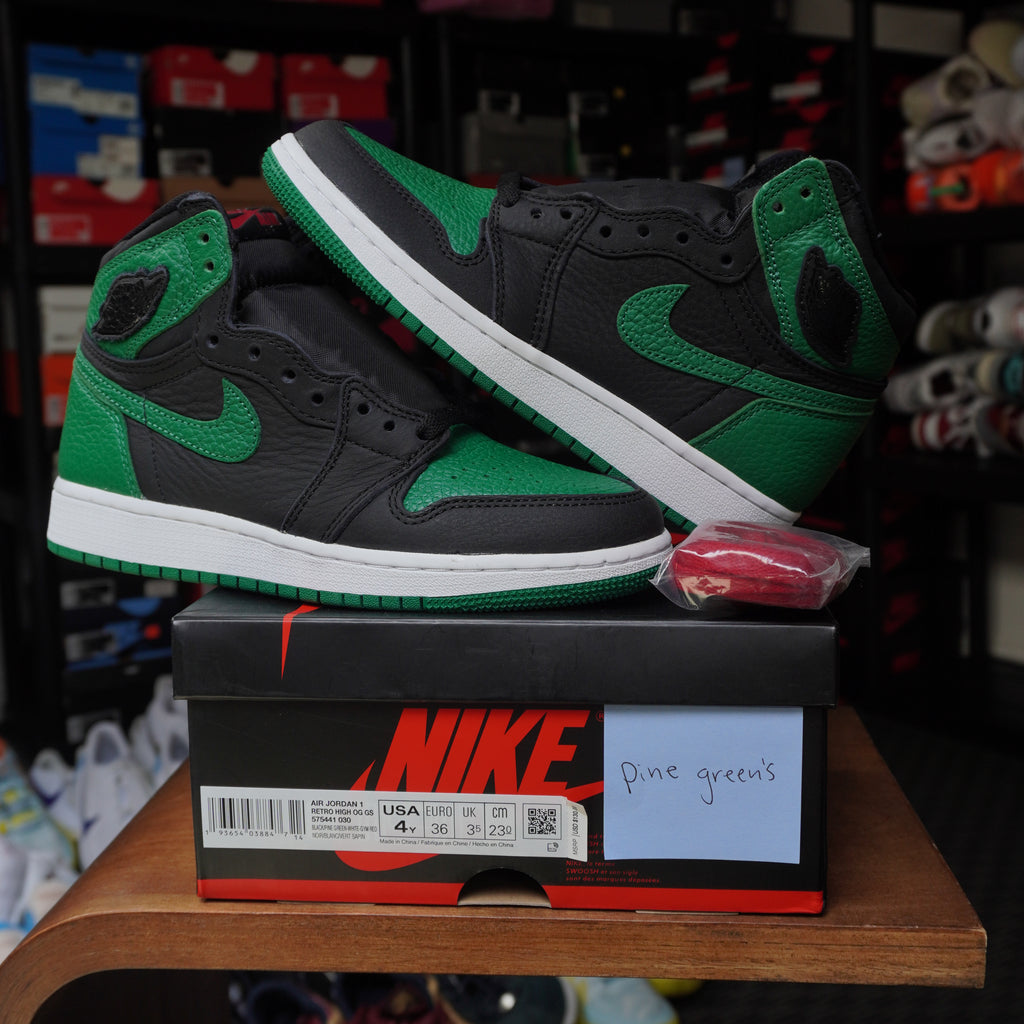 Jordan 1 Retro High Pine Green Black (GS)