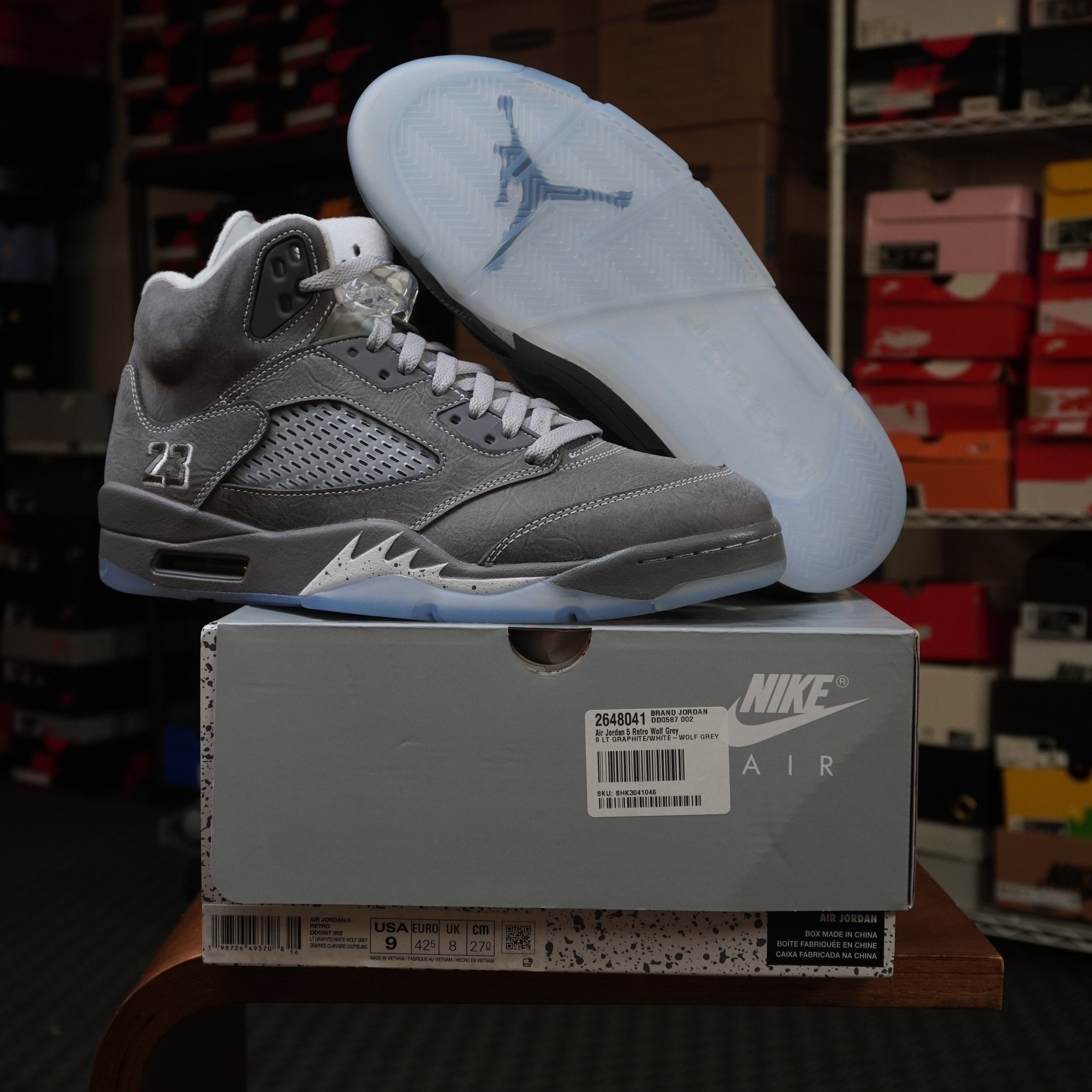 Air Jordan 5 Retro Wolf Grey (2026)