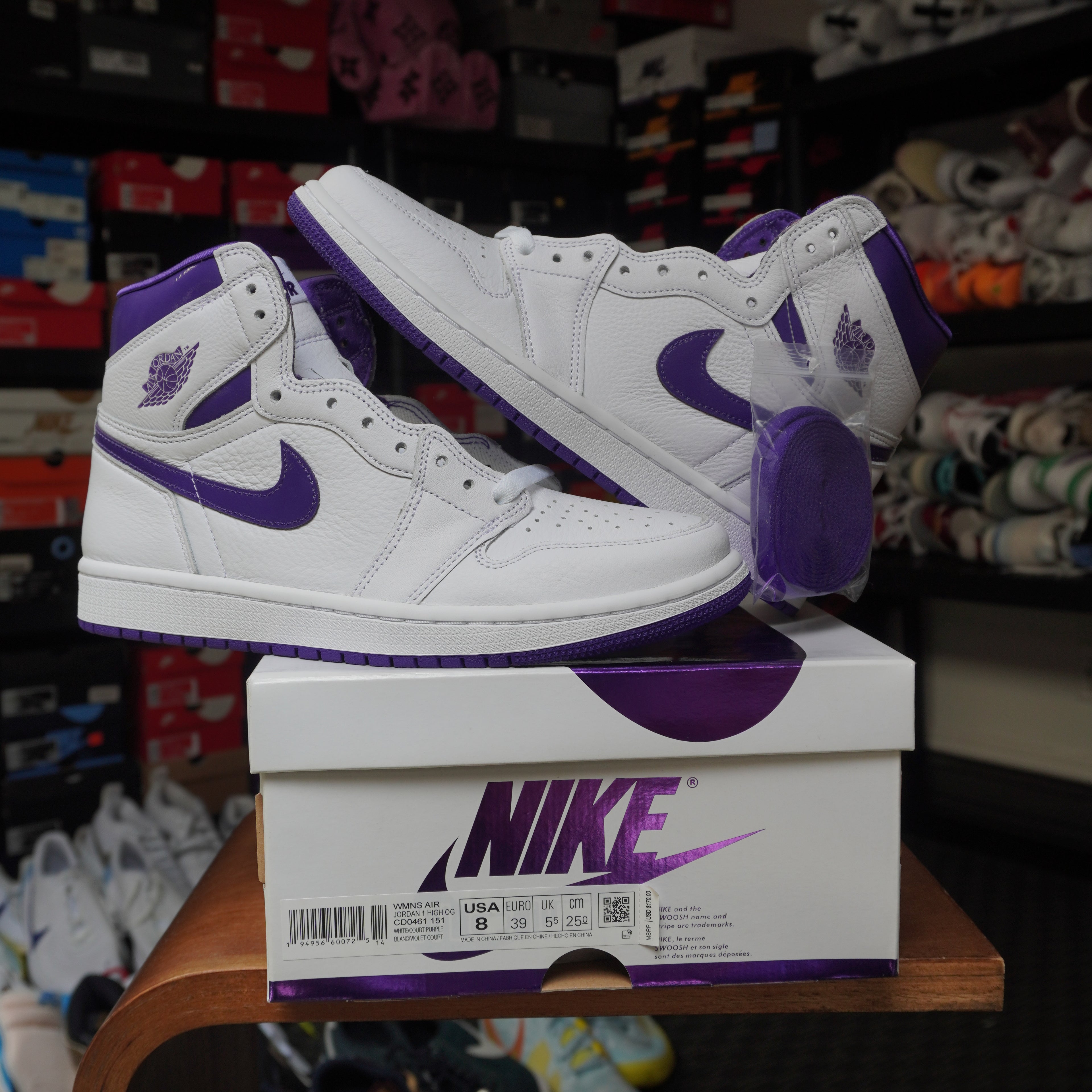 Jordan 1 Retro High Court Purple (Women's)