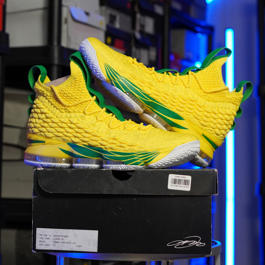Nike Lebron 15 Oregon PE Yellow