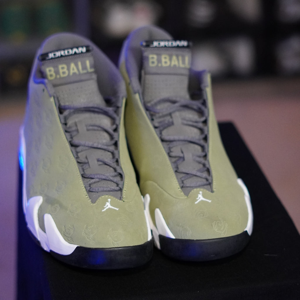 Jordan 14 Retro Oregon Ducks PE Green