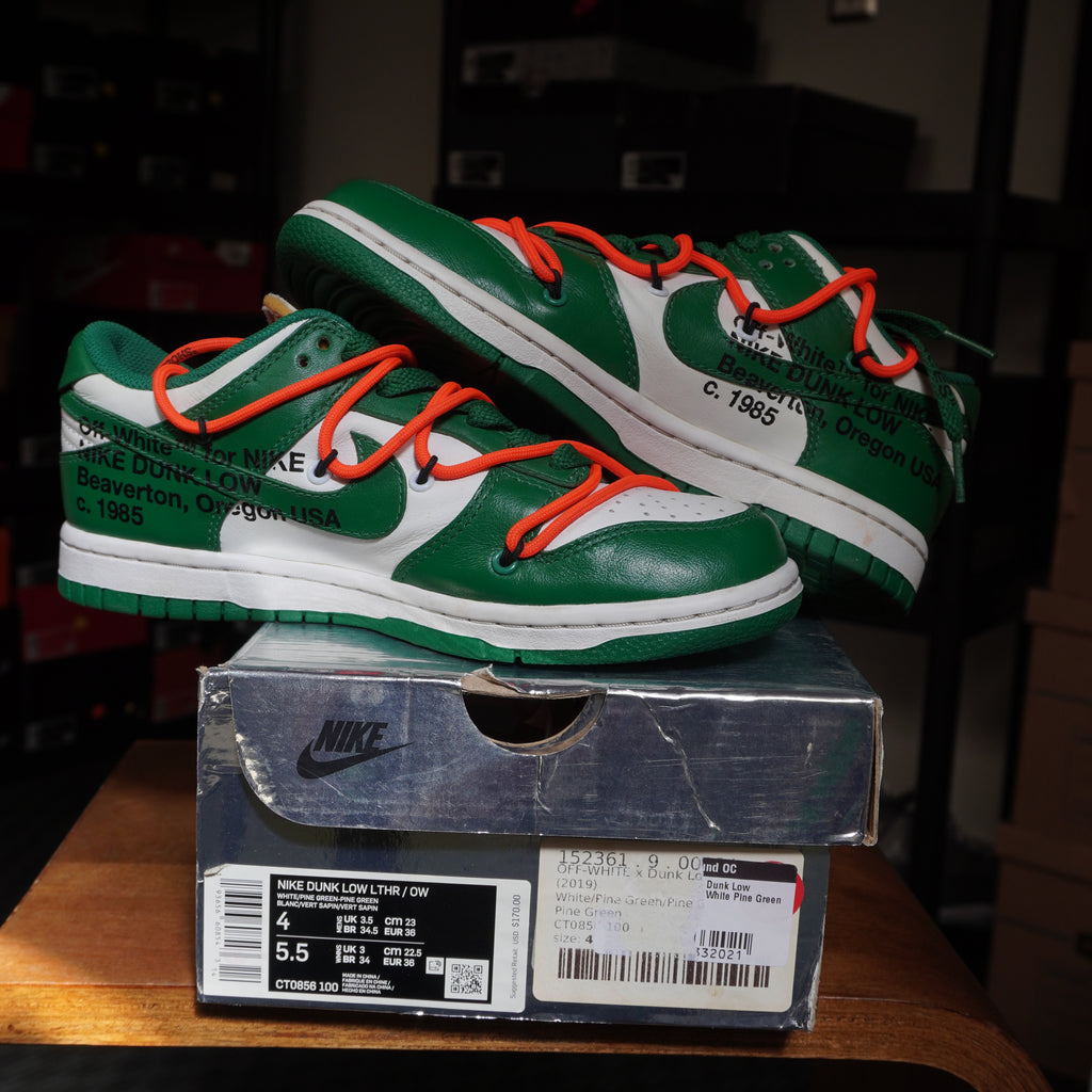 Nike Dunk Low Off-White Pine Green