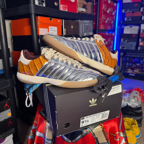 adidas Samba Millennium Wales Bonner Silver Metallic Yellow Croc