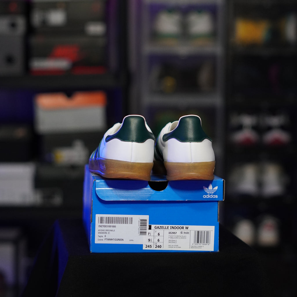 adidas Gazelle White Collegiate Green