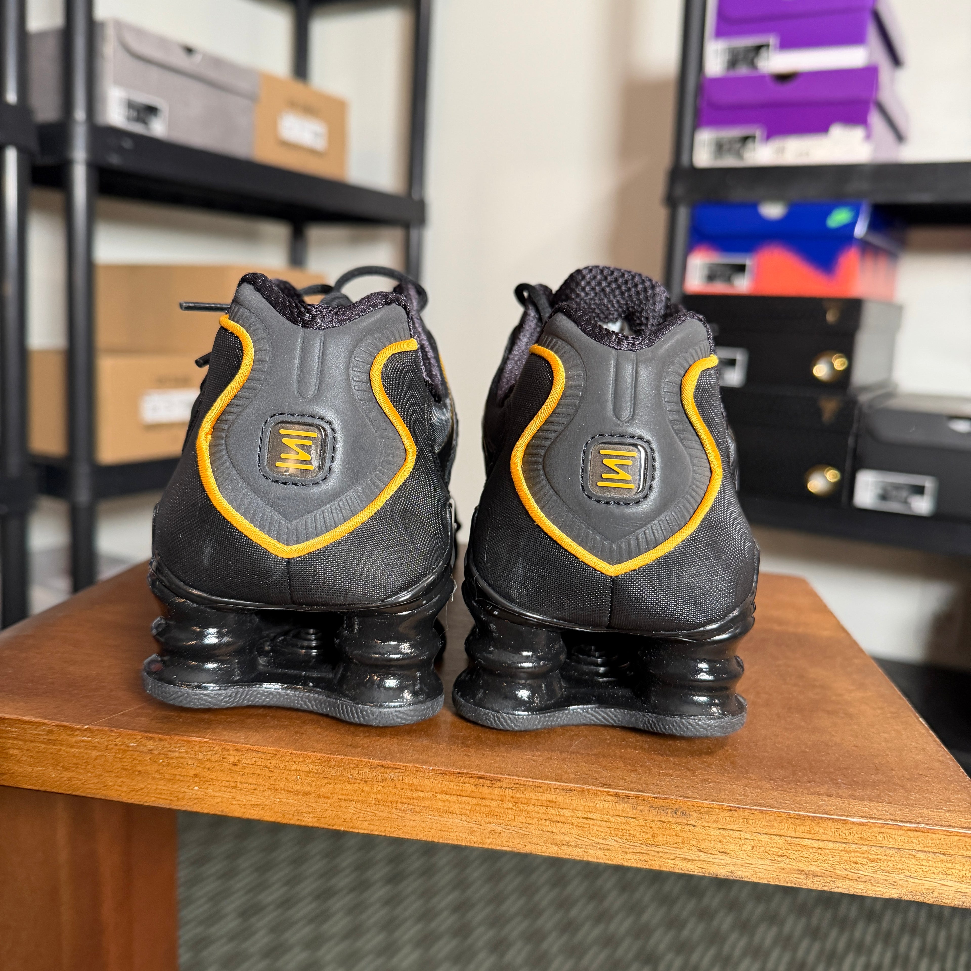 Nike Shox TL Black University Gold