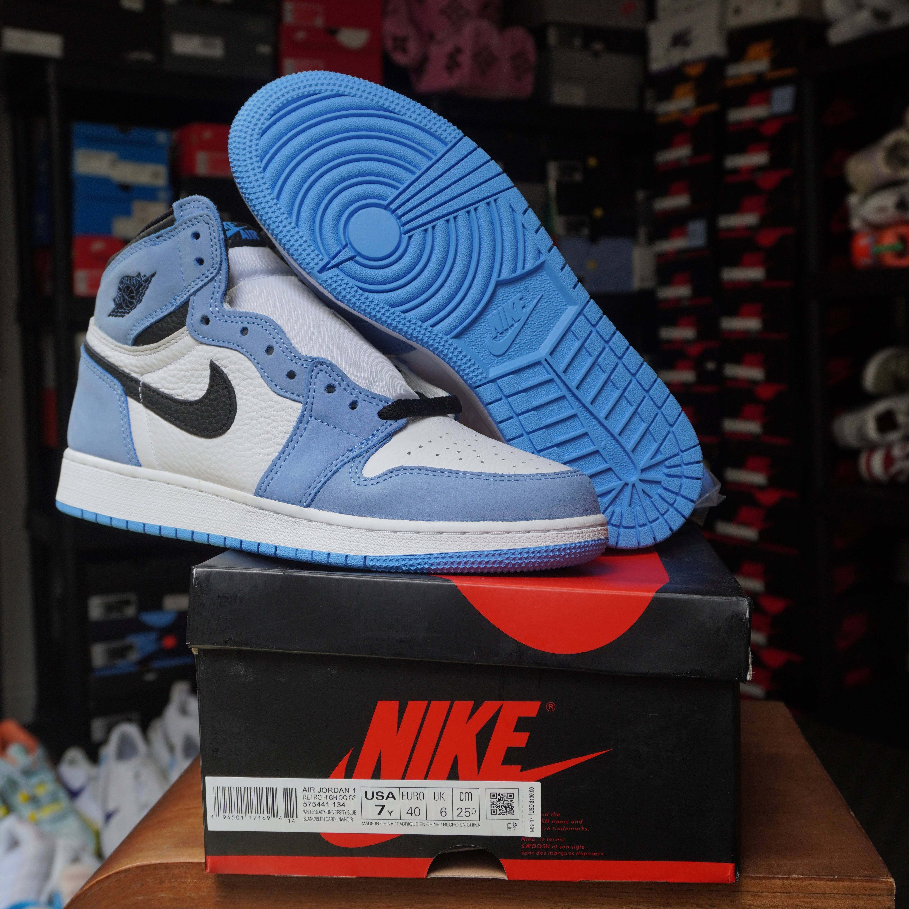 Jordan 1 Retro High OG University Blue (GS)
