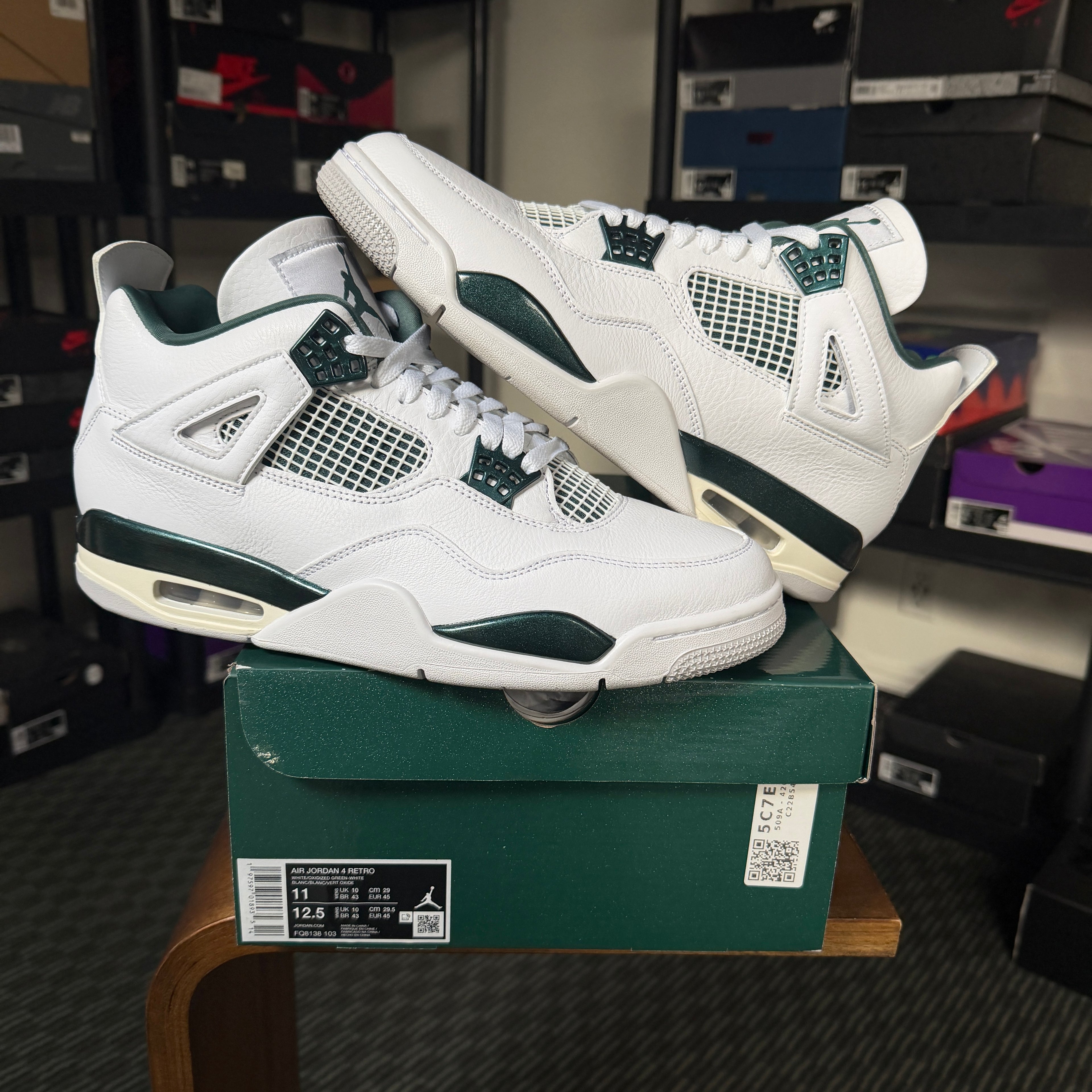 Jordan 4 Retro Oxidized Green