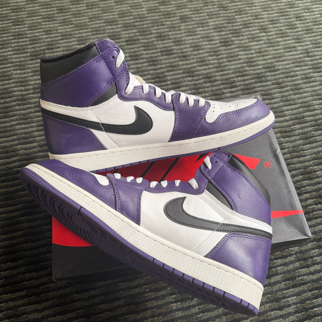 Jordan 1 Retro High Court Purple White