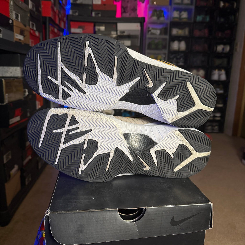 Nike Kobe 4 Protro White Black Del Sol