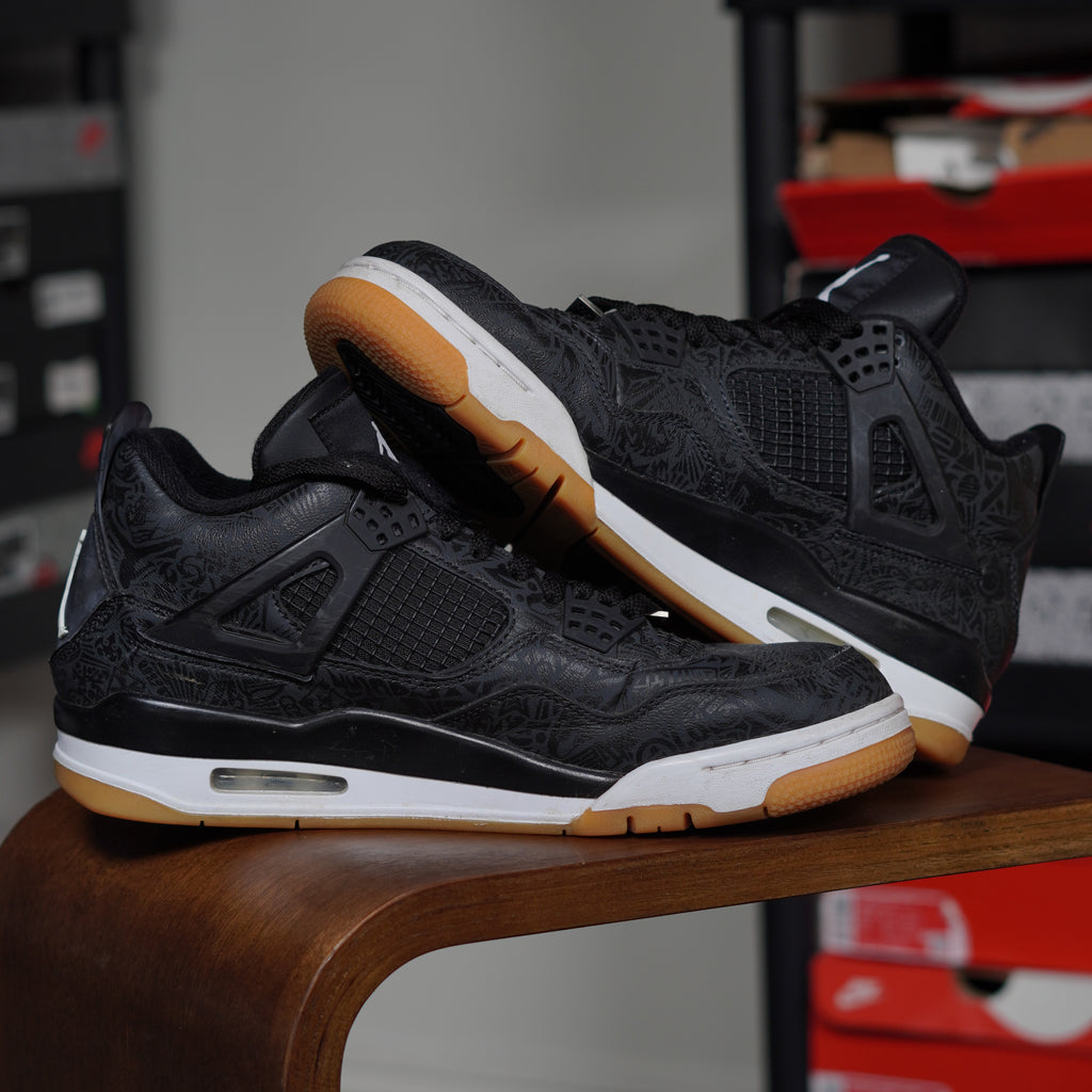 Jordan 4 Retro Laser Black Gum