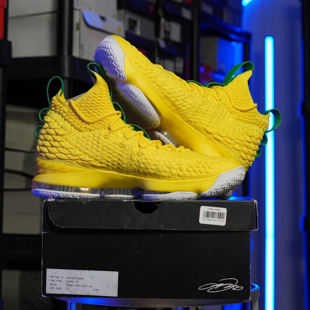 Nike Lebron 15 Oregon PE Yellow