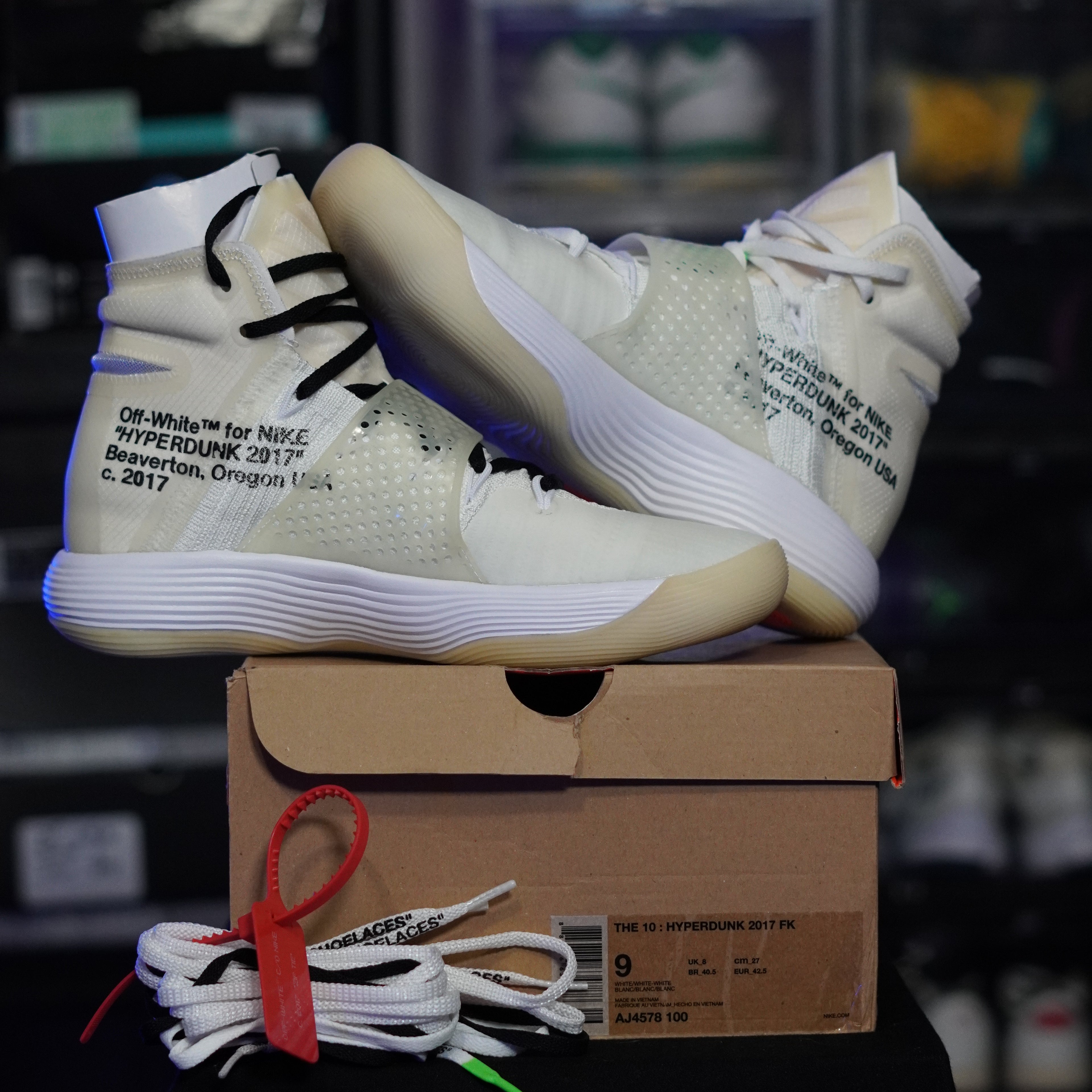 Nike React Hyperdunk 2017 Flyknit Off-White