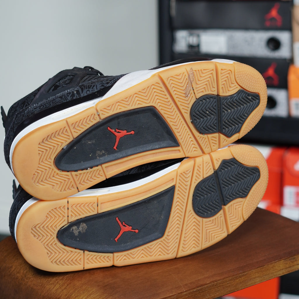 Jordan 4 Retro Laser Black Gum