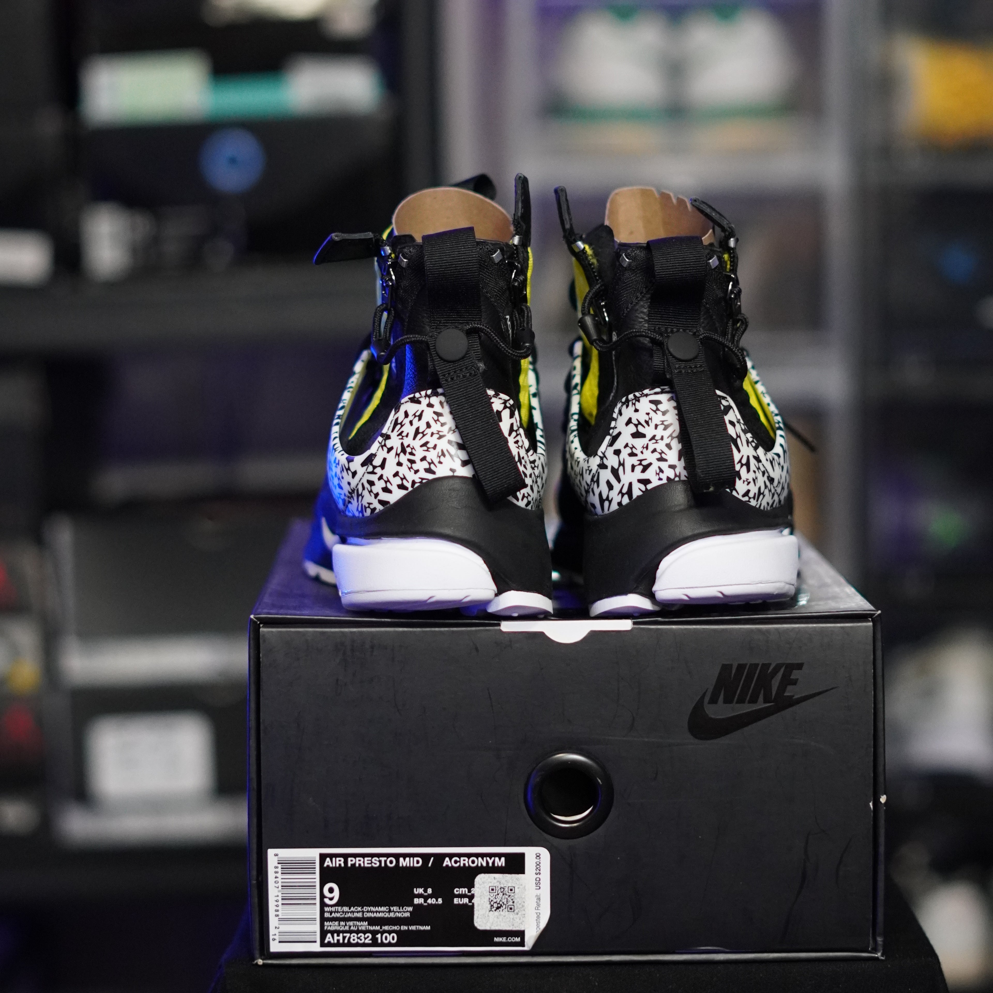 Nike Air Presto Mid Acronym Dynamic Yellow