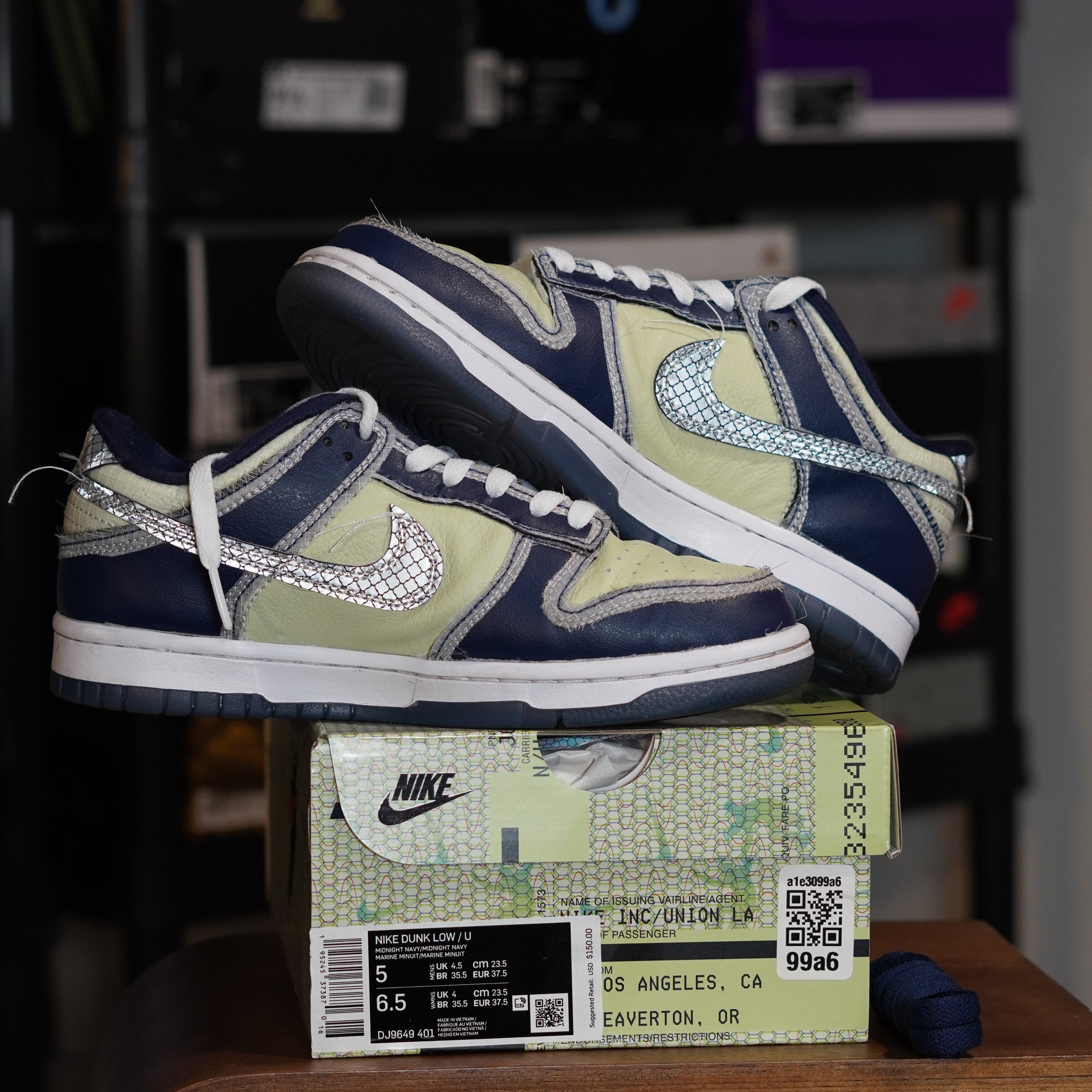 Nike Dunk Low Union Passport Pack Pistachio