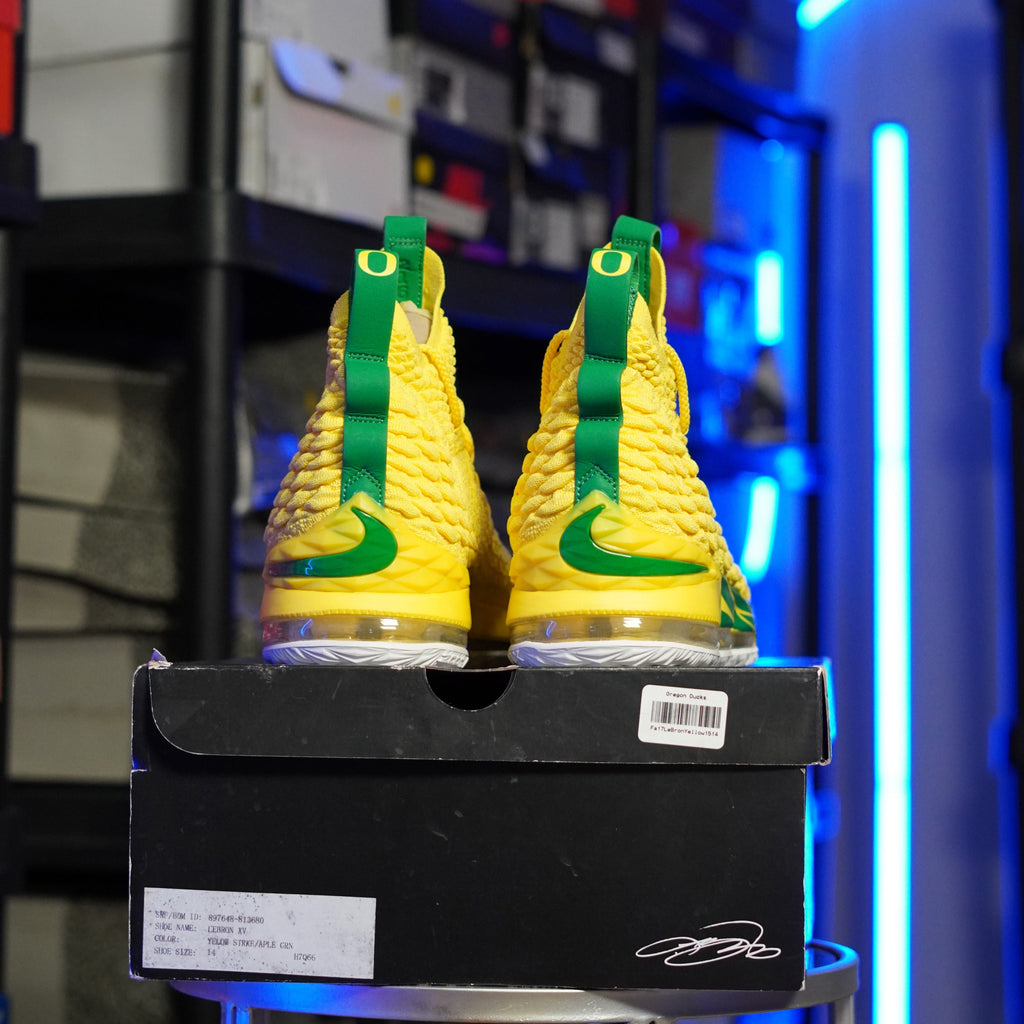 Nike Lebron 15 Oregon PE Yellow
