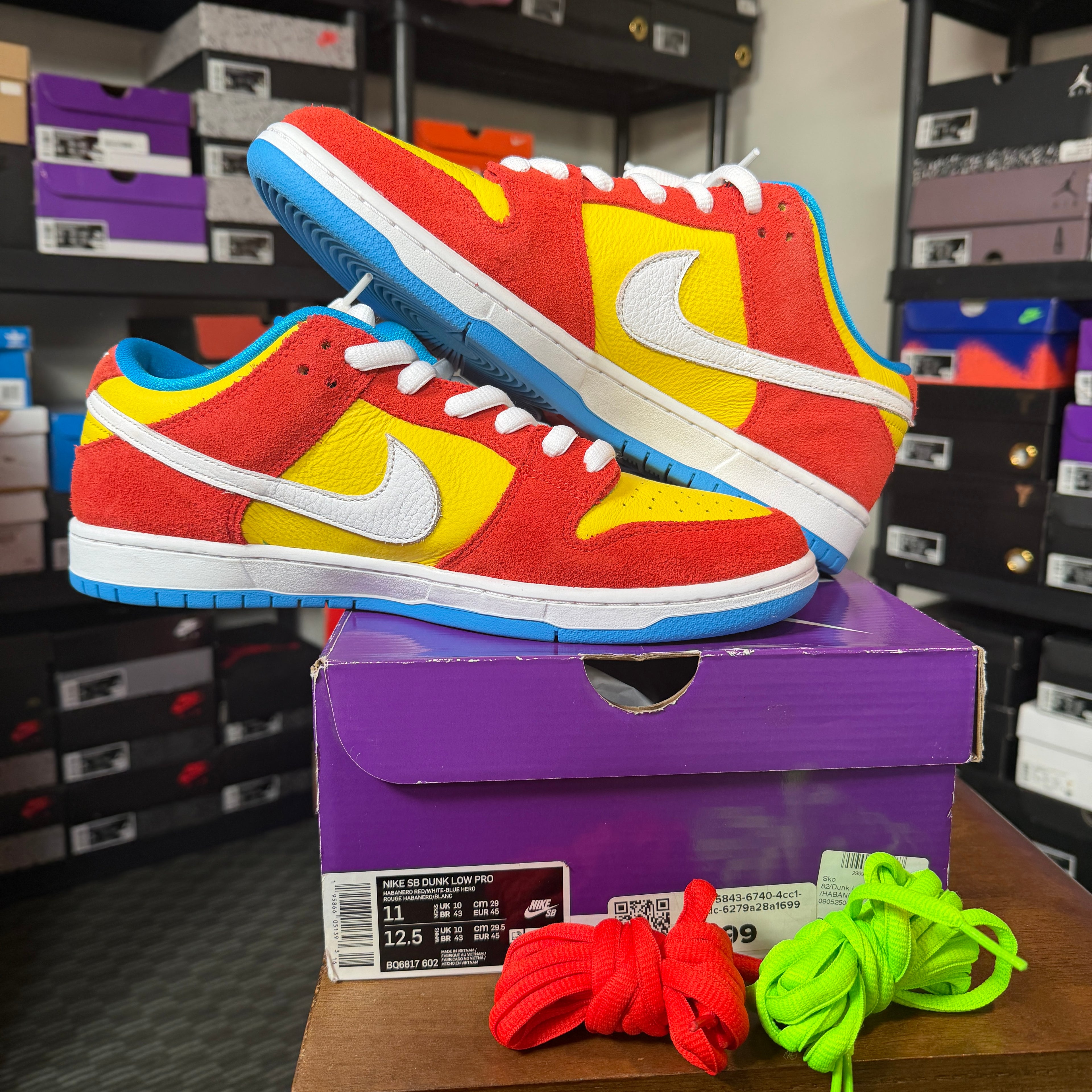 VNDS Nike SB Dunk Low Pro Bart Simpson