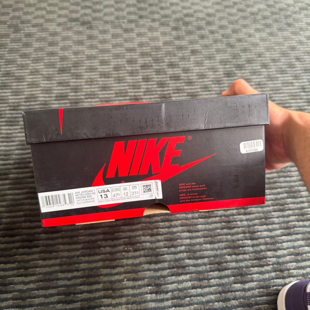 Jordan 1 Retro High Court Purple White