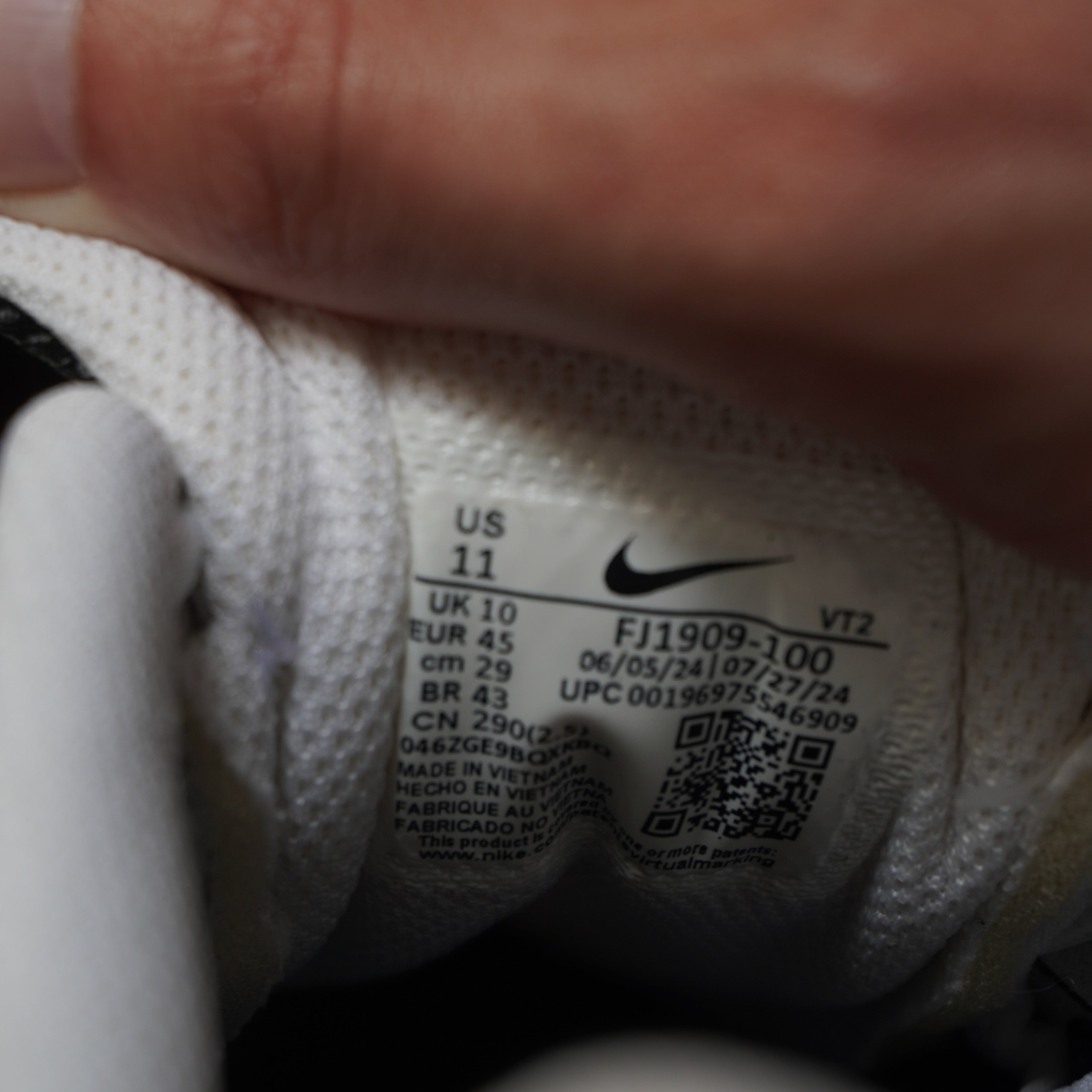 Nike Air Peg 2K5 White Black