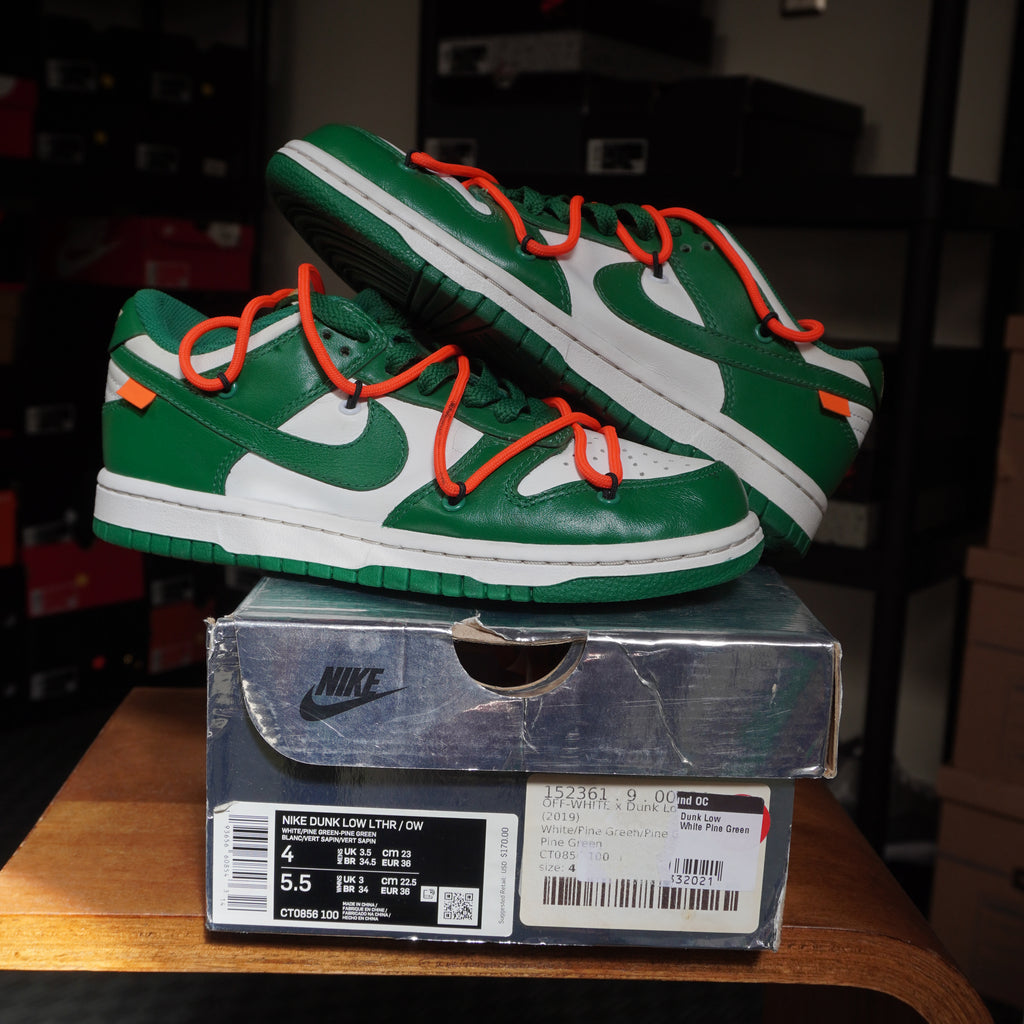 Nike Dunk Low Off-White Pine Green
