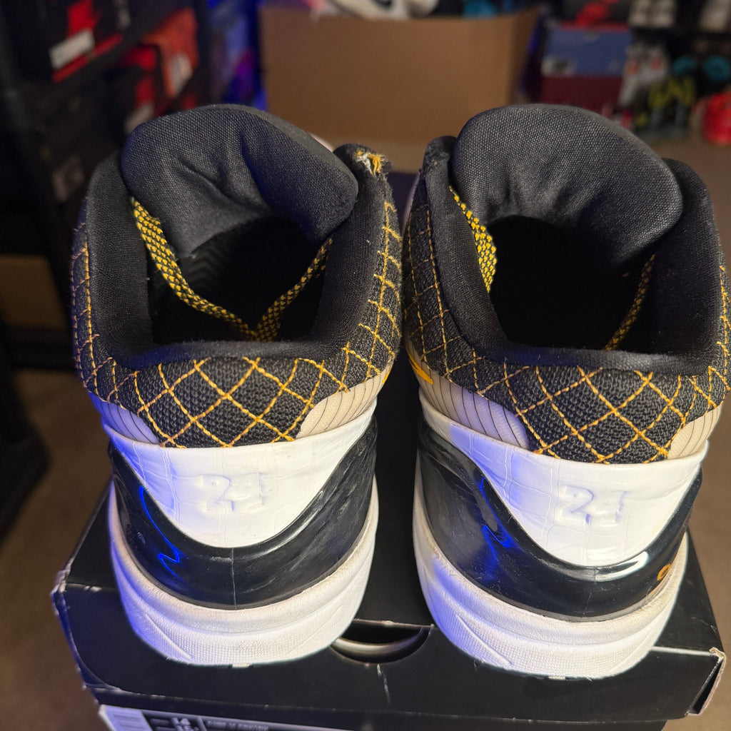 Nike Kobe 4 Protro White Black Del Sol
