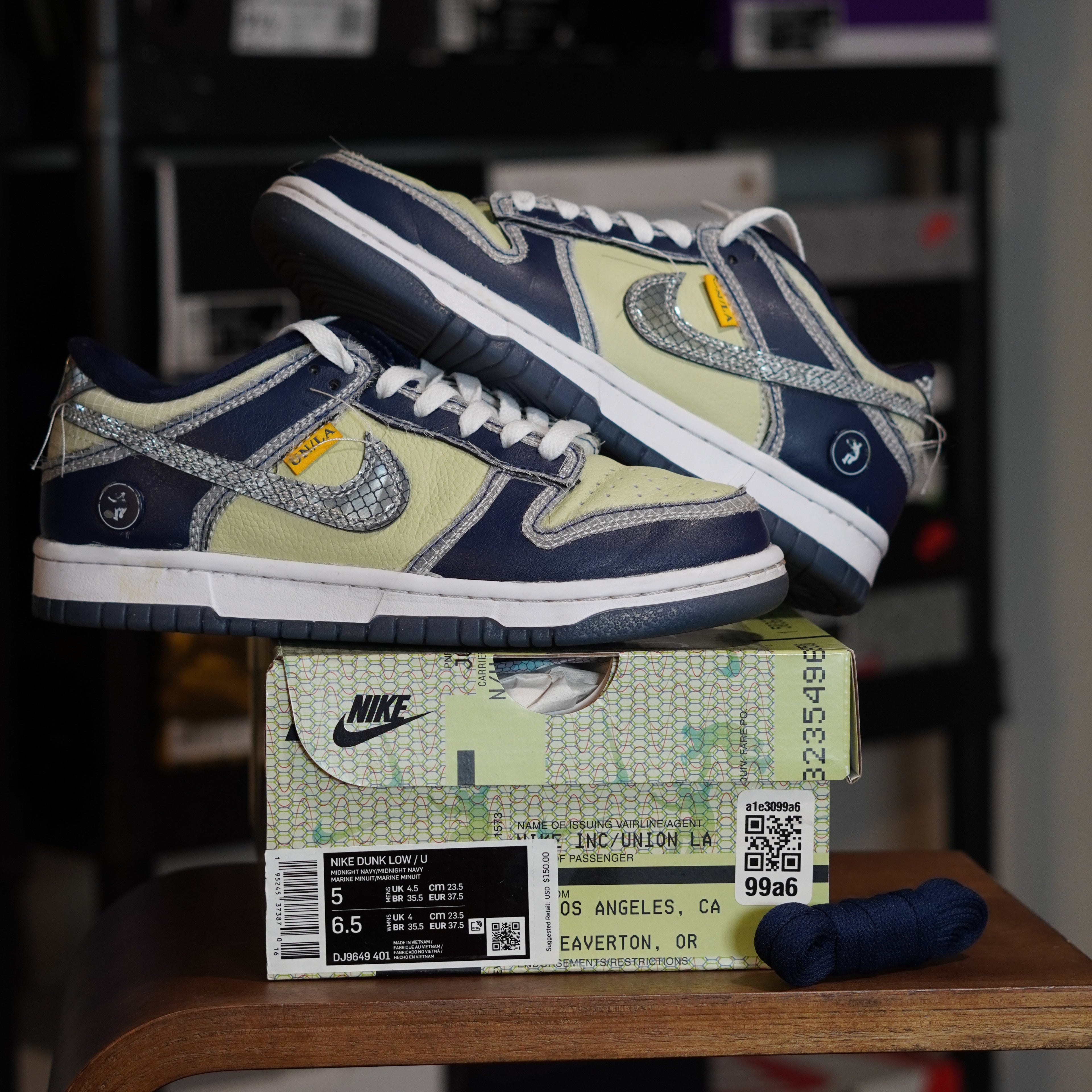Nike Dunk Low Union Passport Pack Pistachio