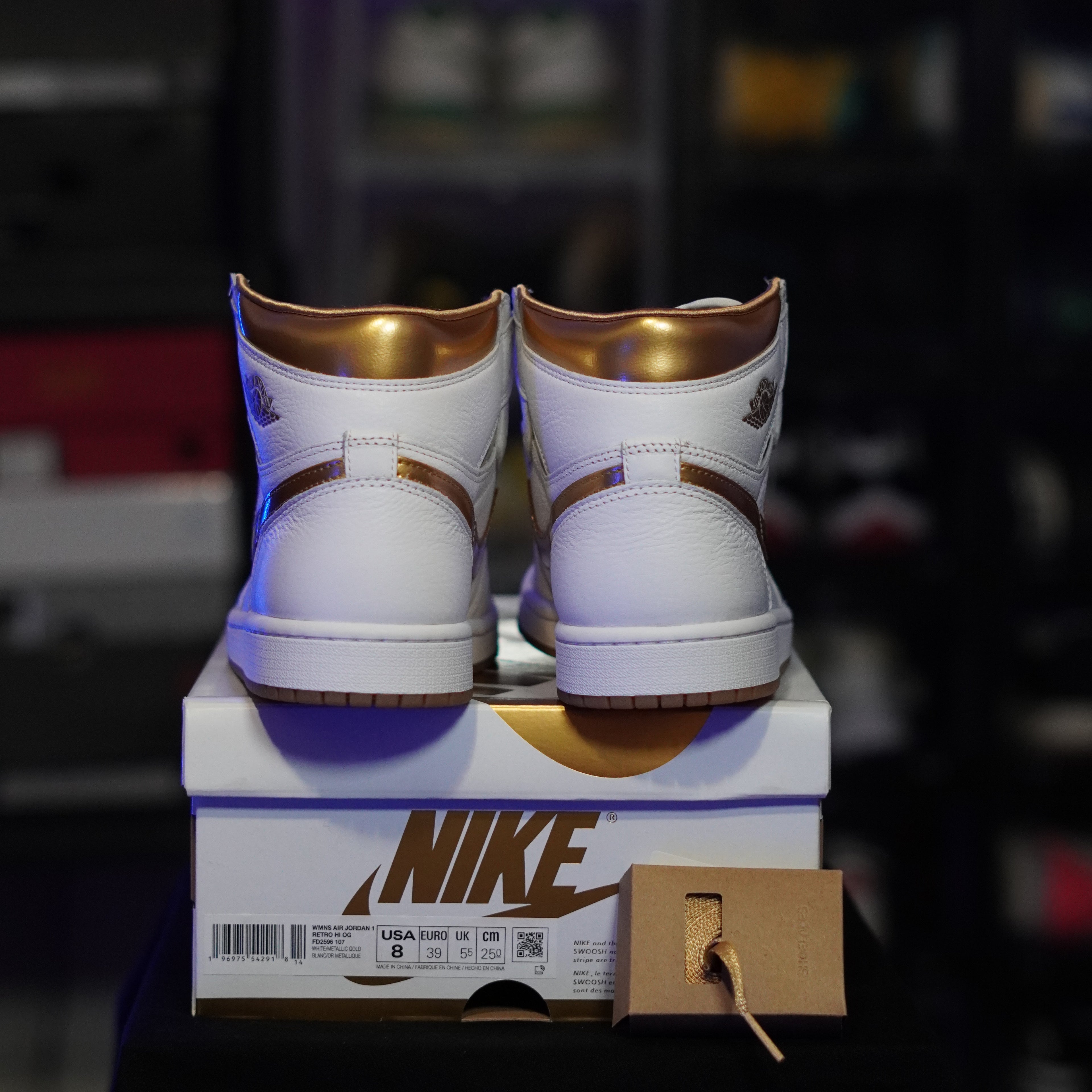 Jordan 1 Retro High OG Metallic Gold (Women's)
