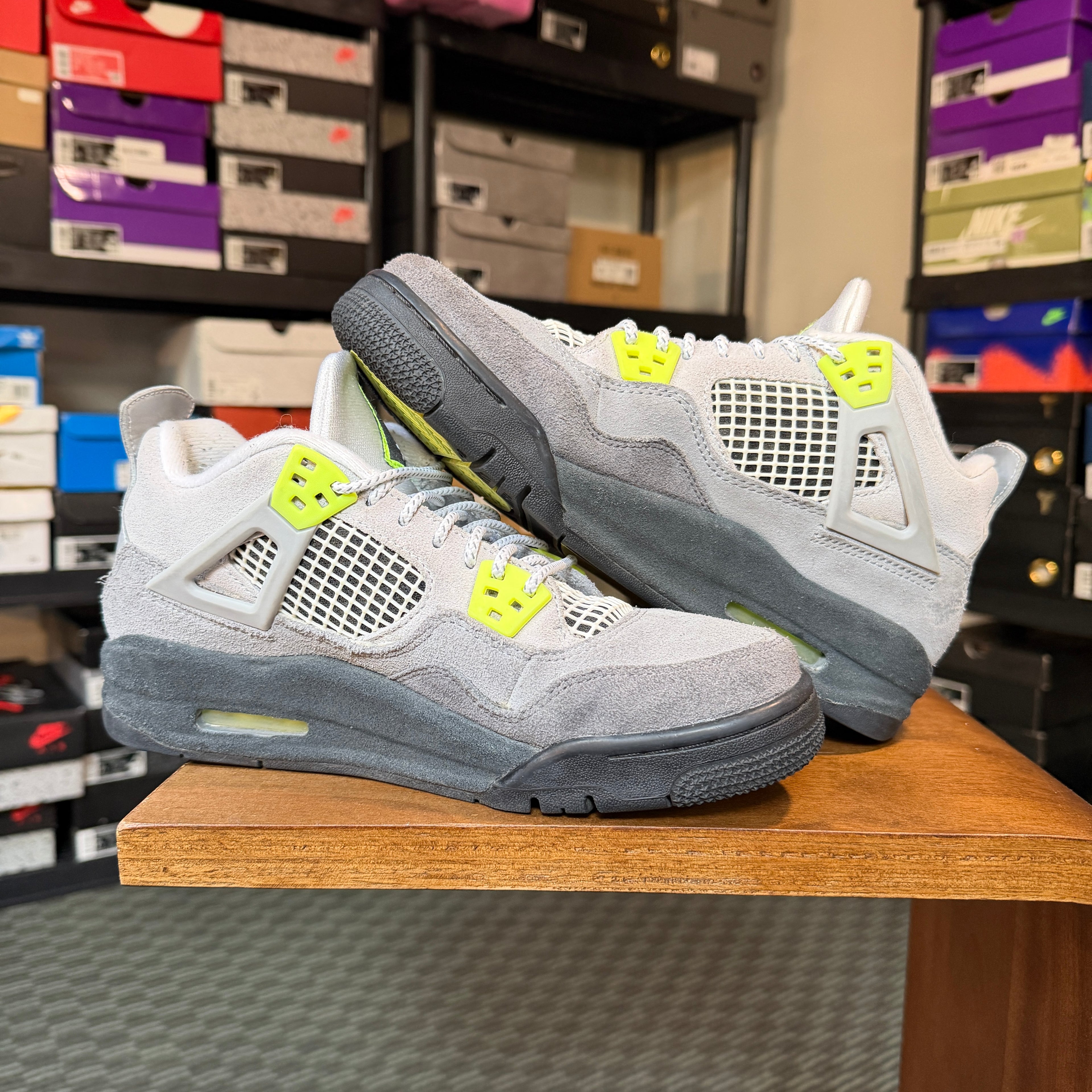 Jordan 4 Retro SE 95 Neon (GS)