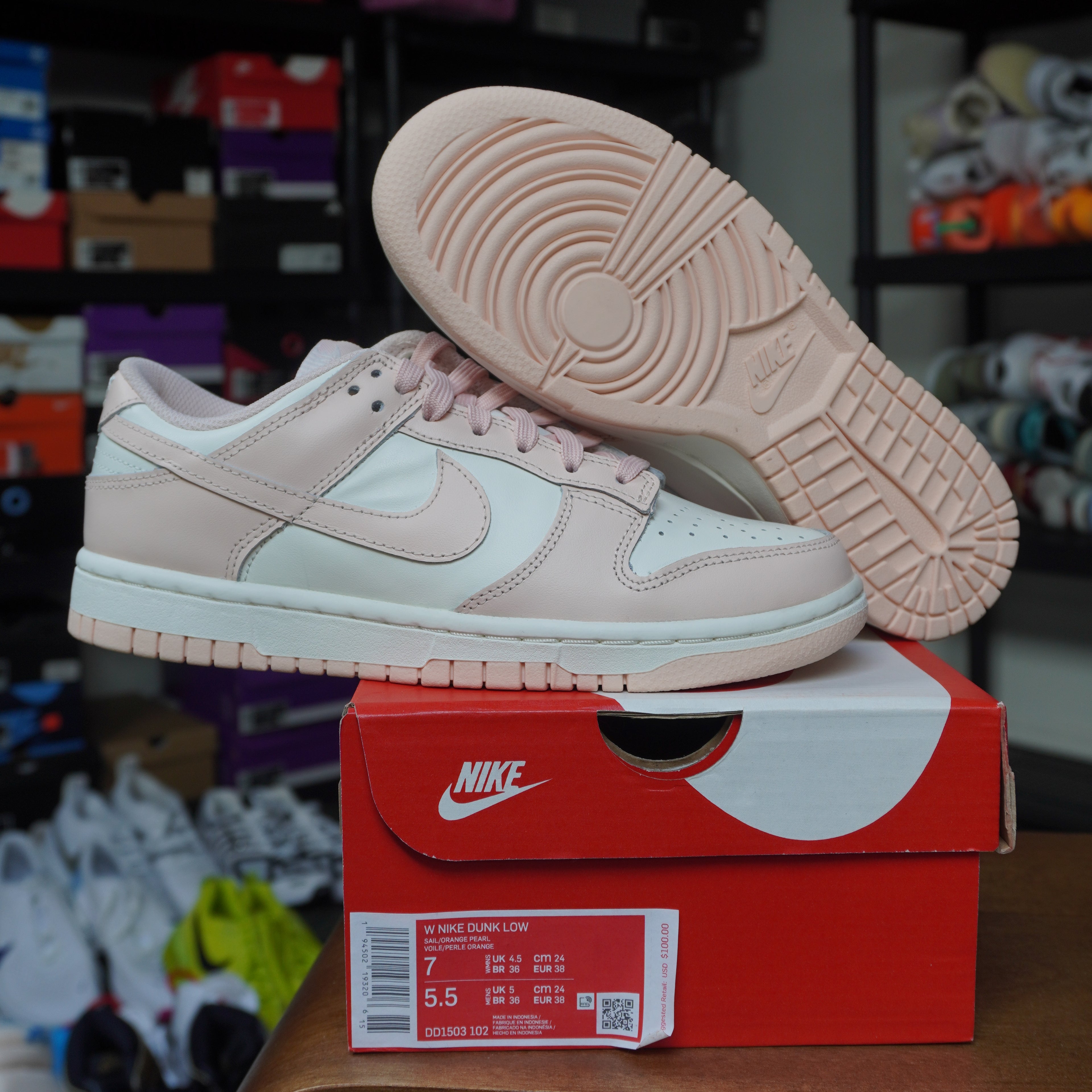 Nike Dunk Low Orange Pearl (Women's)