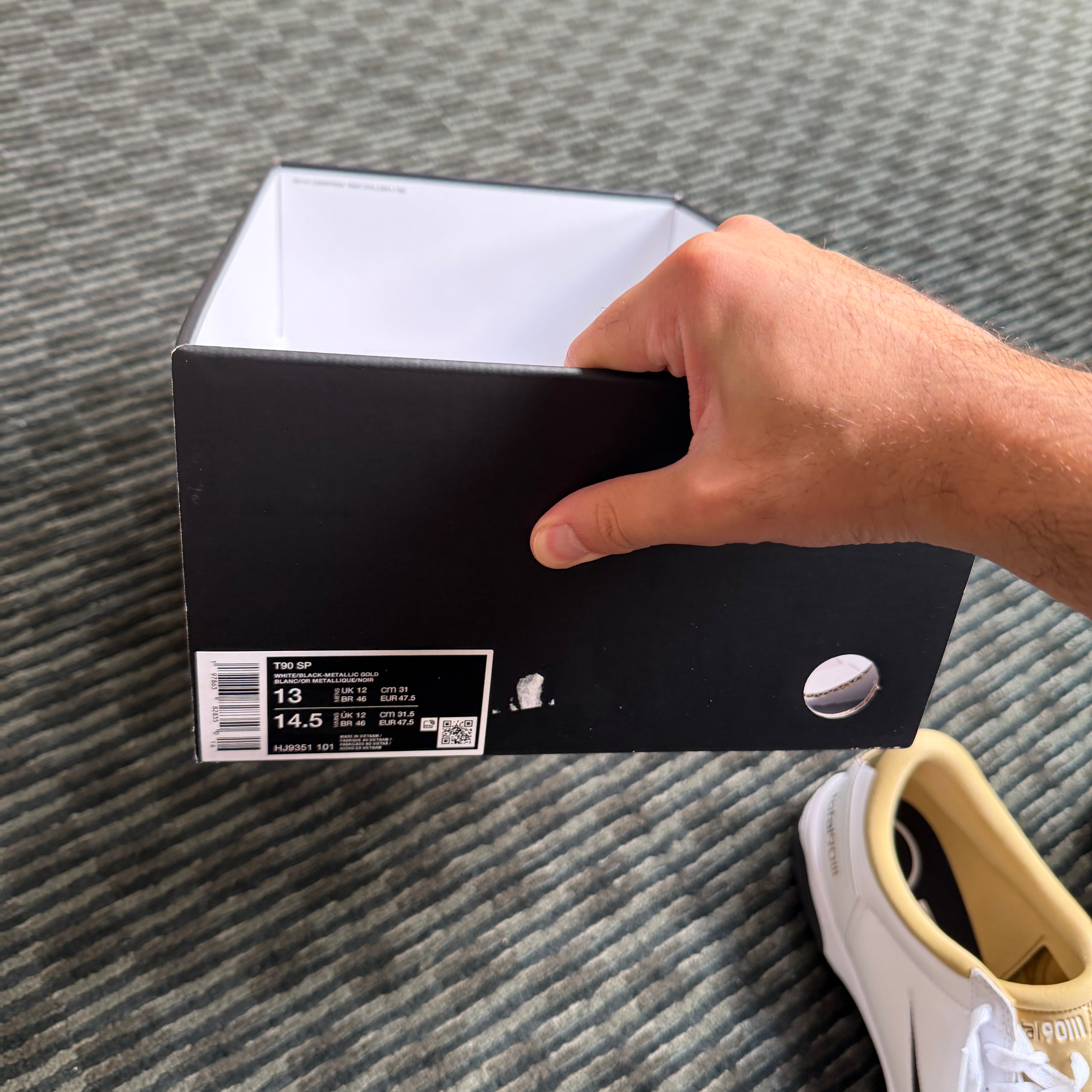 Nike Total 90 3 SP White Metallic Gold