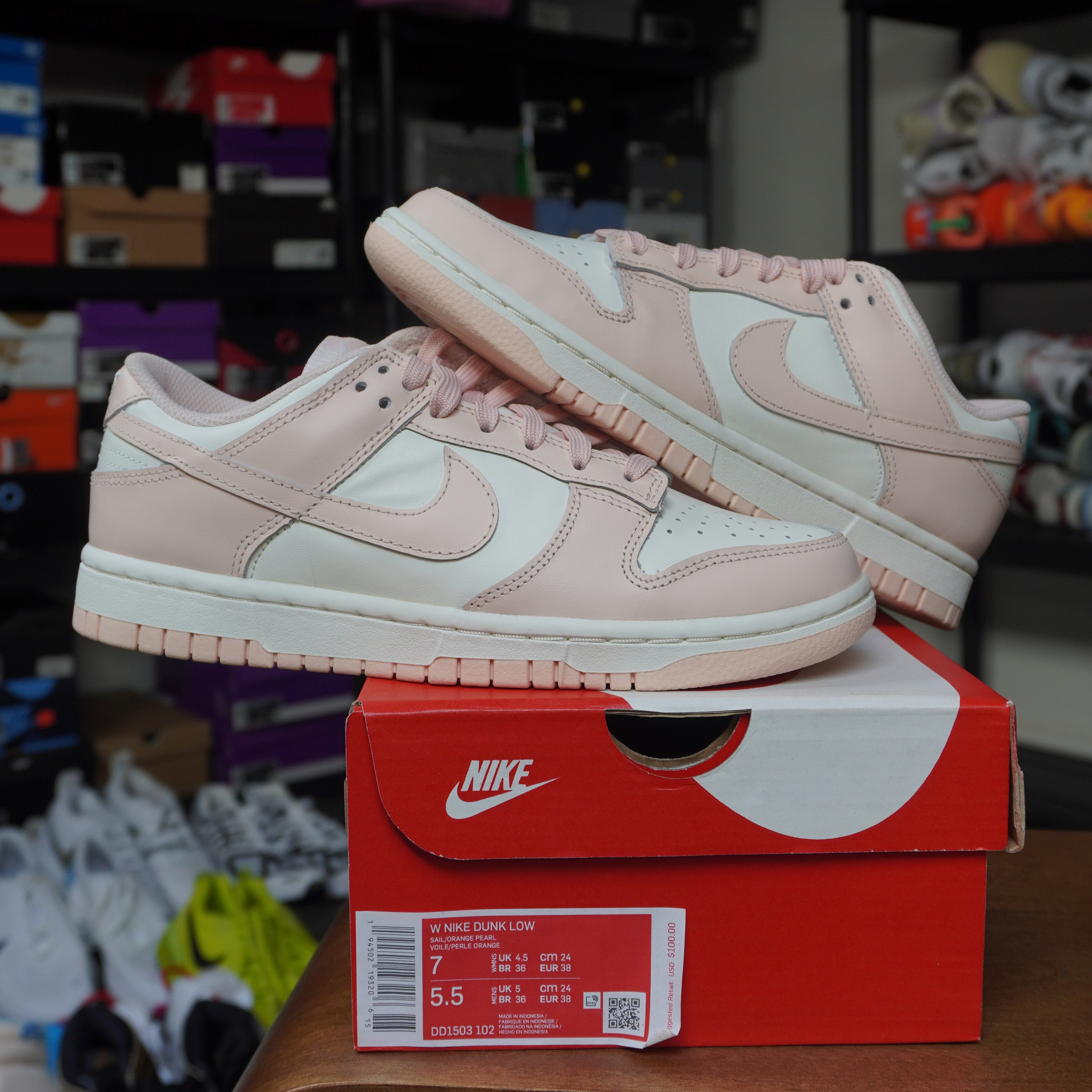 Nike Dunk Low Orange Pearl (Women's)