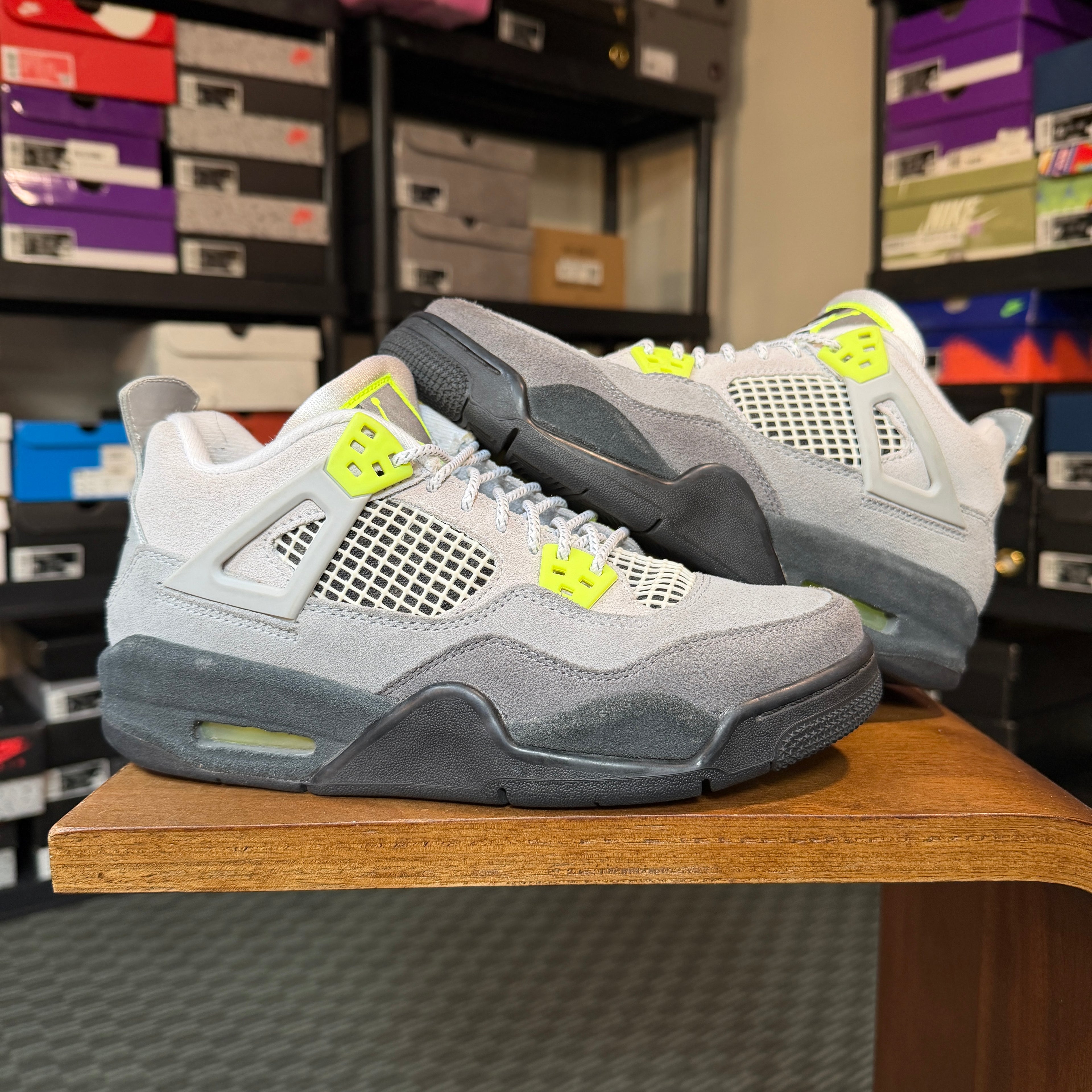 Jordan 4 Retro SE 95 Neon (GS)