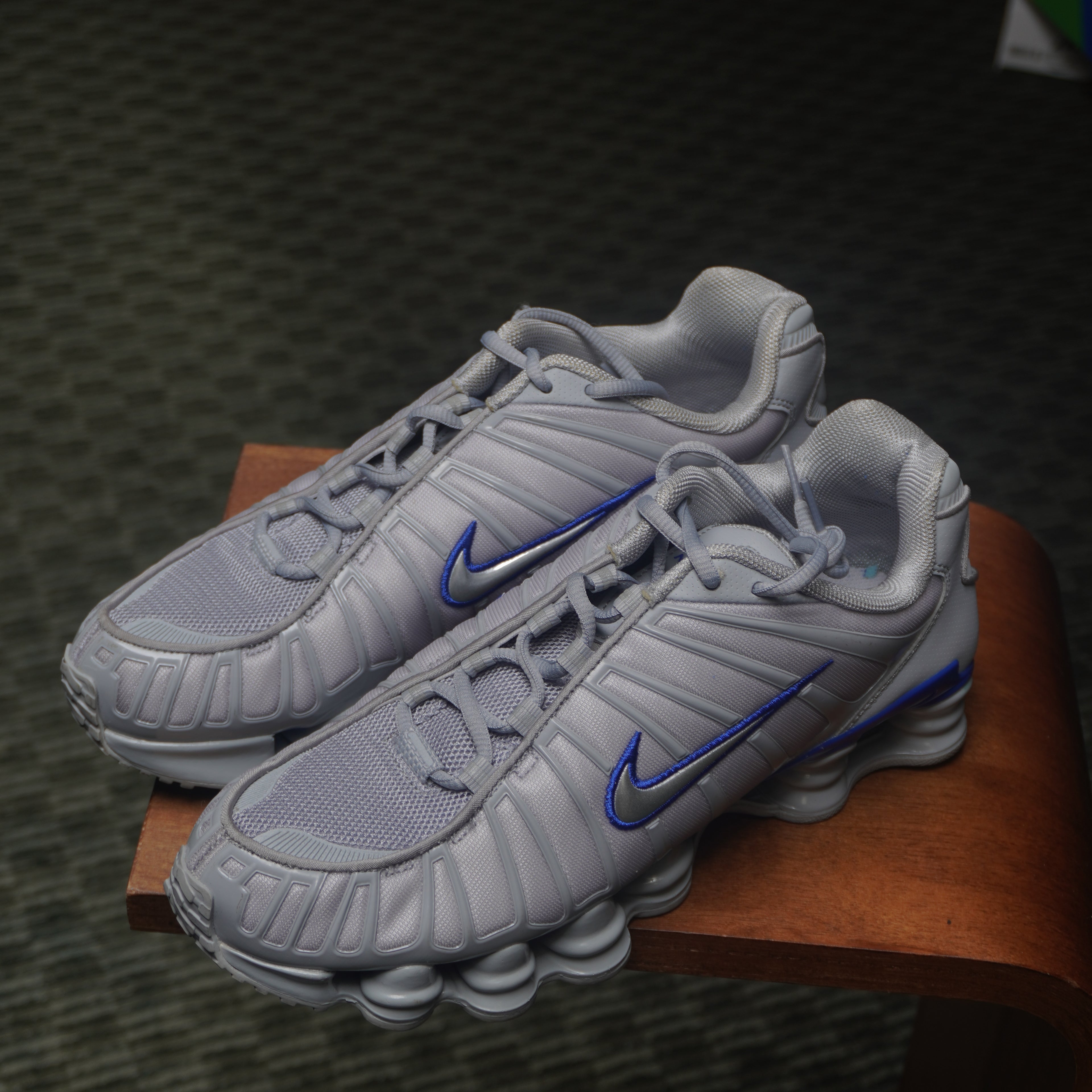 Nike Shox TL Wolf Grey Metallic Silver Blue