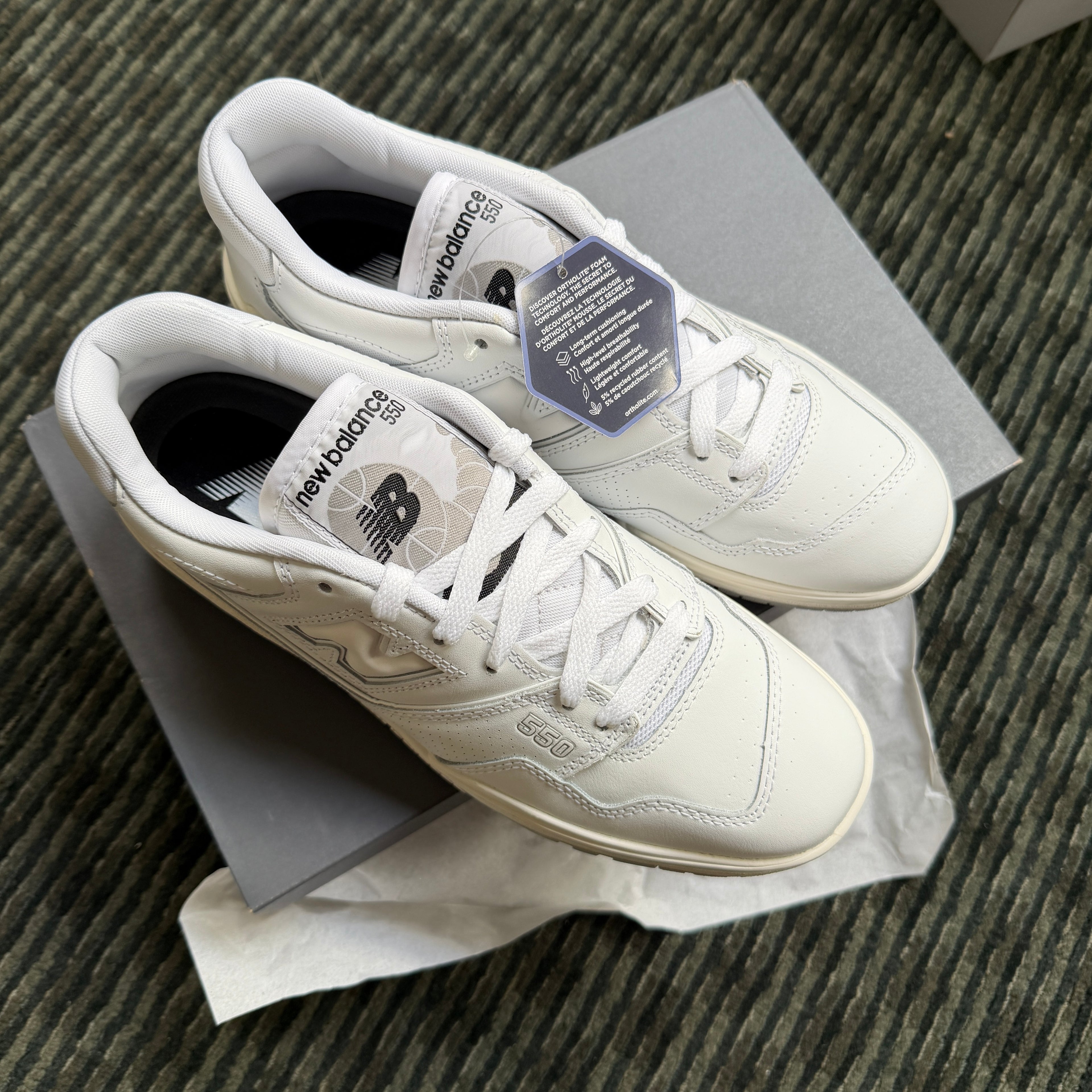 New Balance 550 White Grey