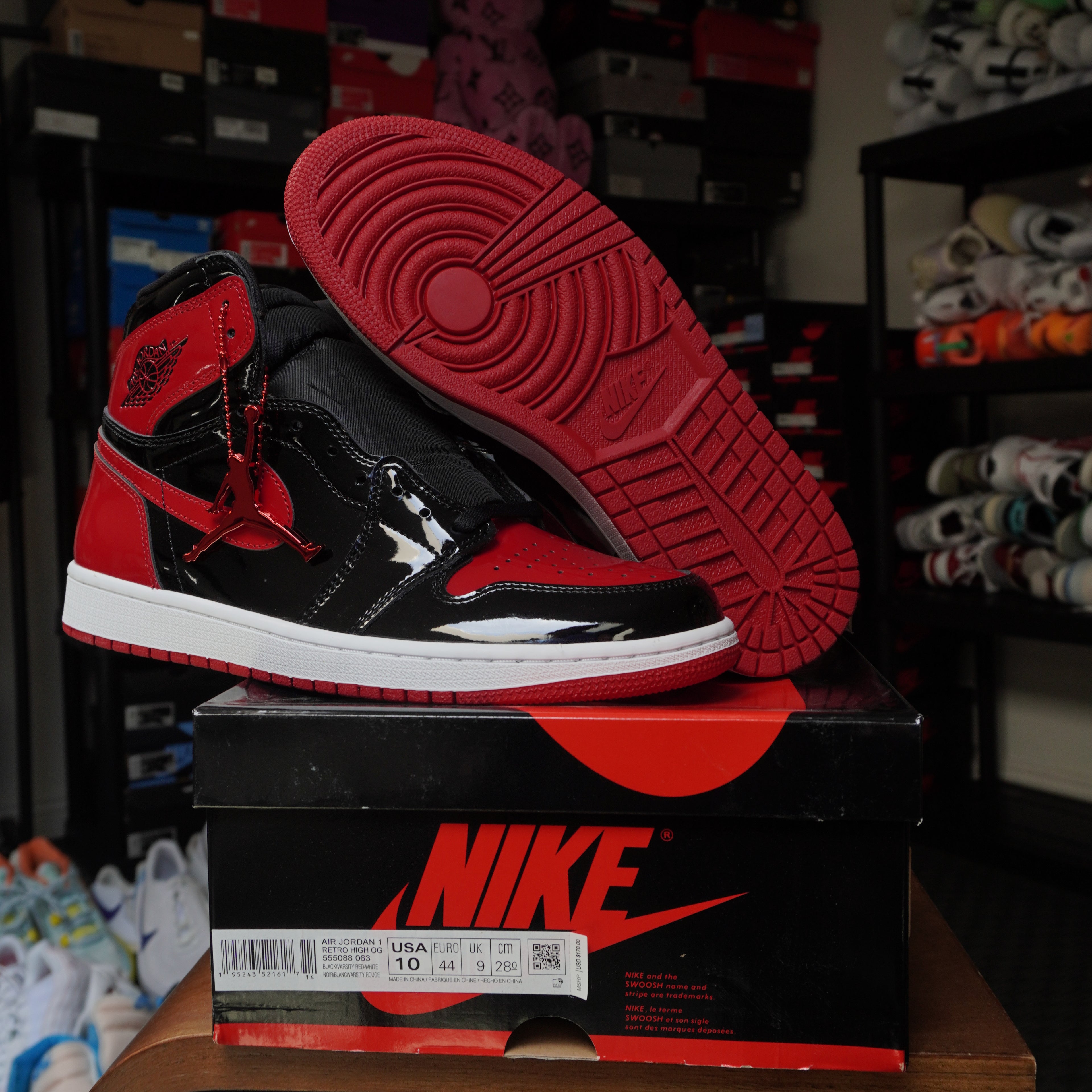 Jordan 1 Retro High OG Patent Bred