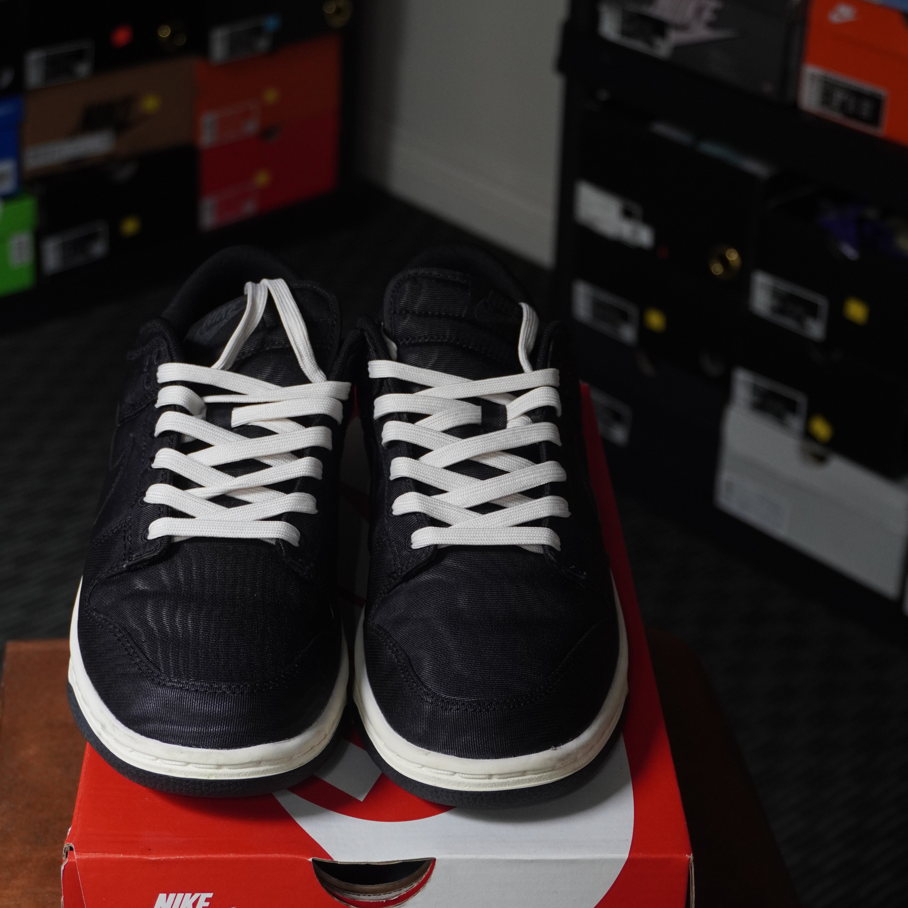 Nike Dunk Low Black Canvas