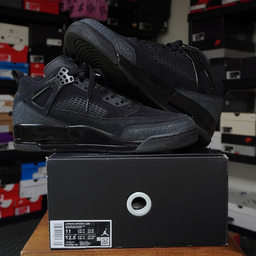 Jordan Spizike Low Black Cat