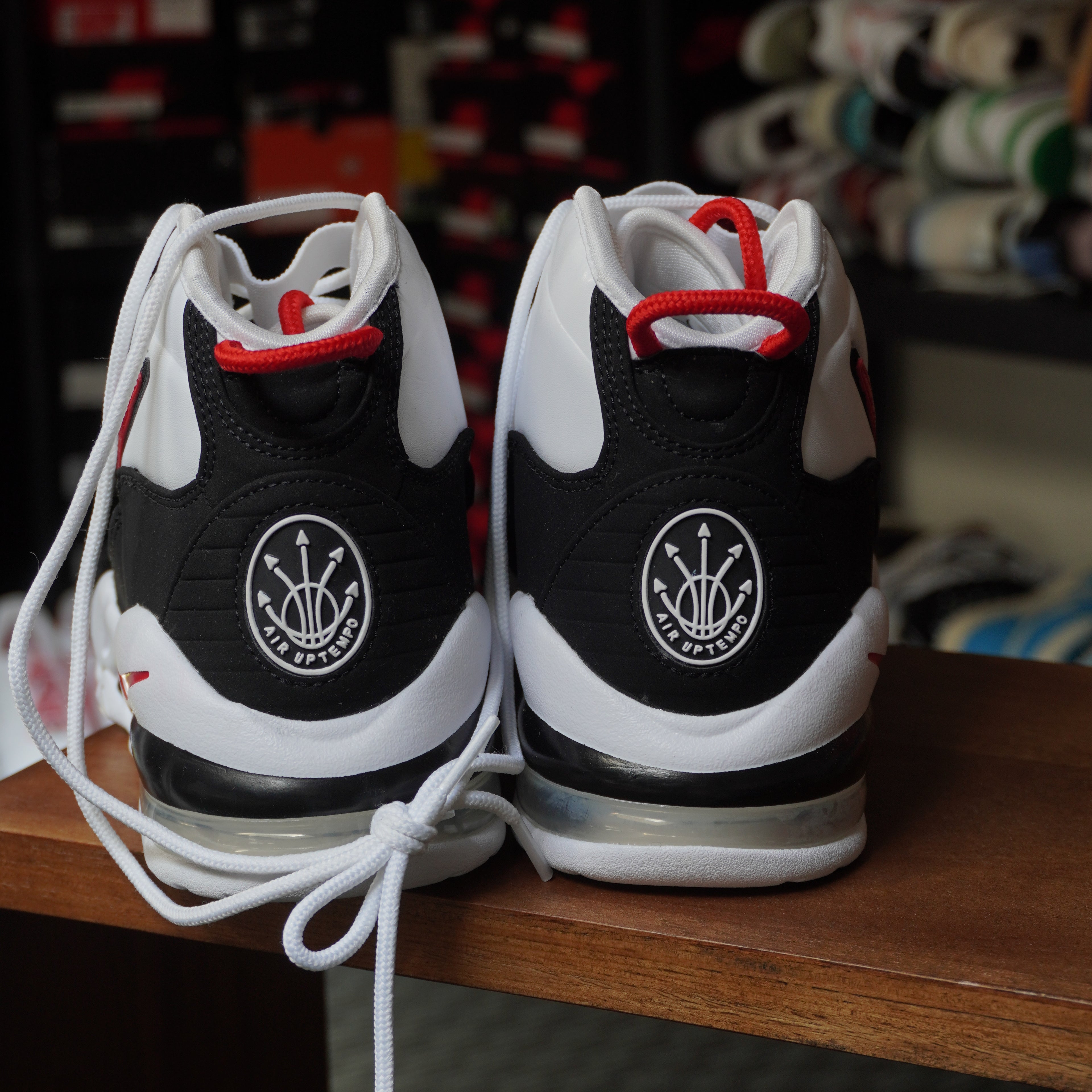 Nike Air Max Uptempo 95 White Red Black