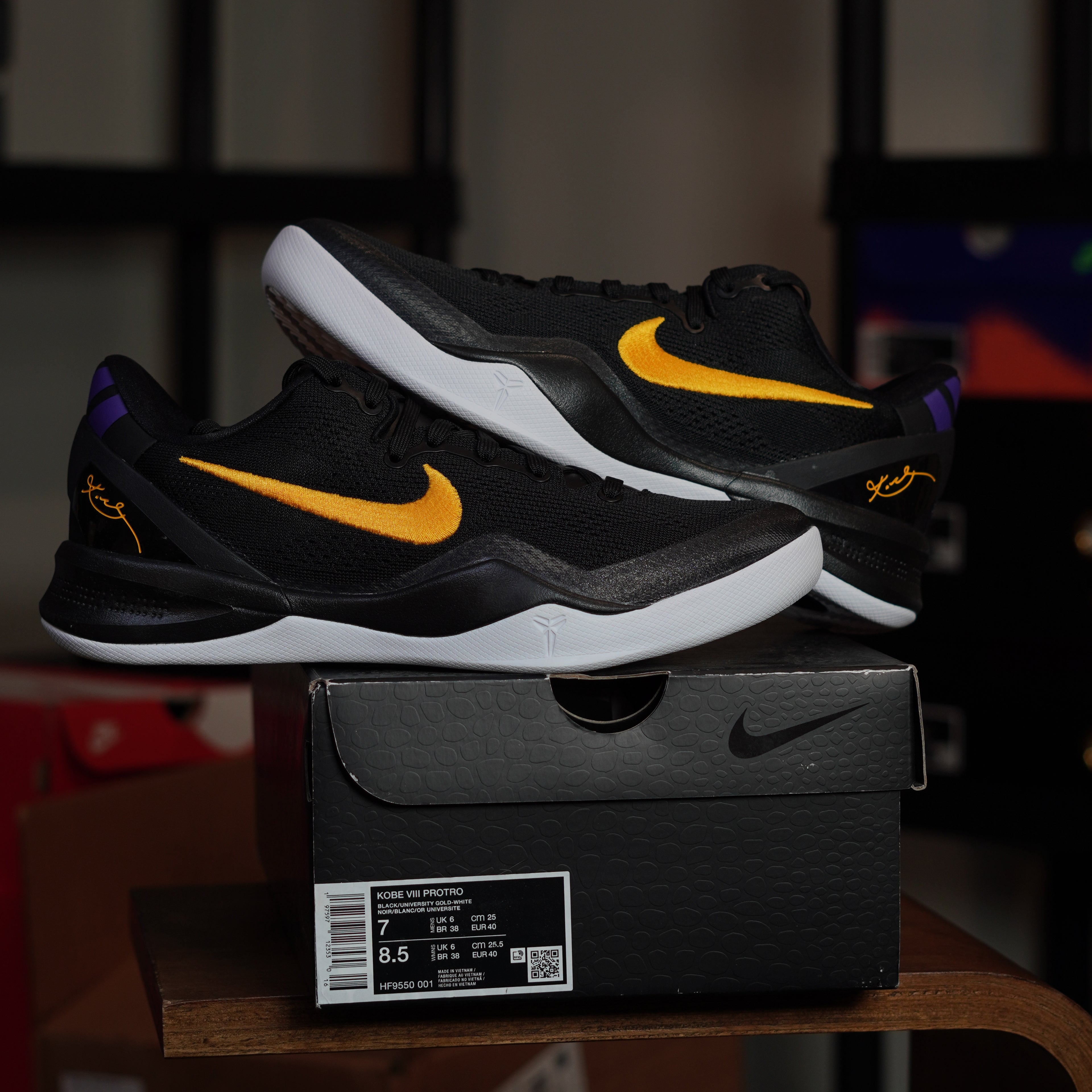 Nike Kobe 8 Protro Lakers Away