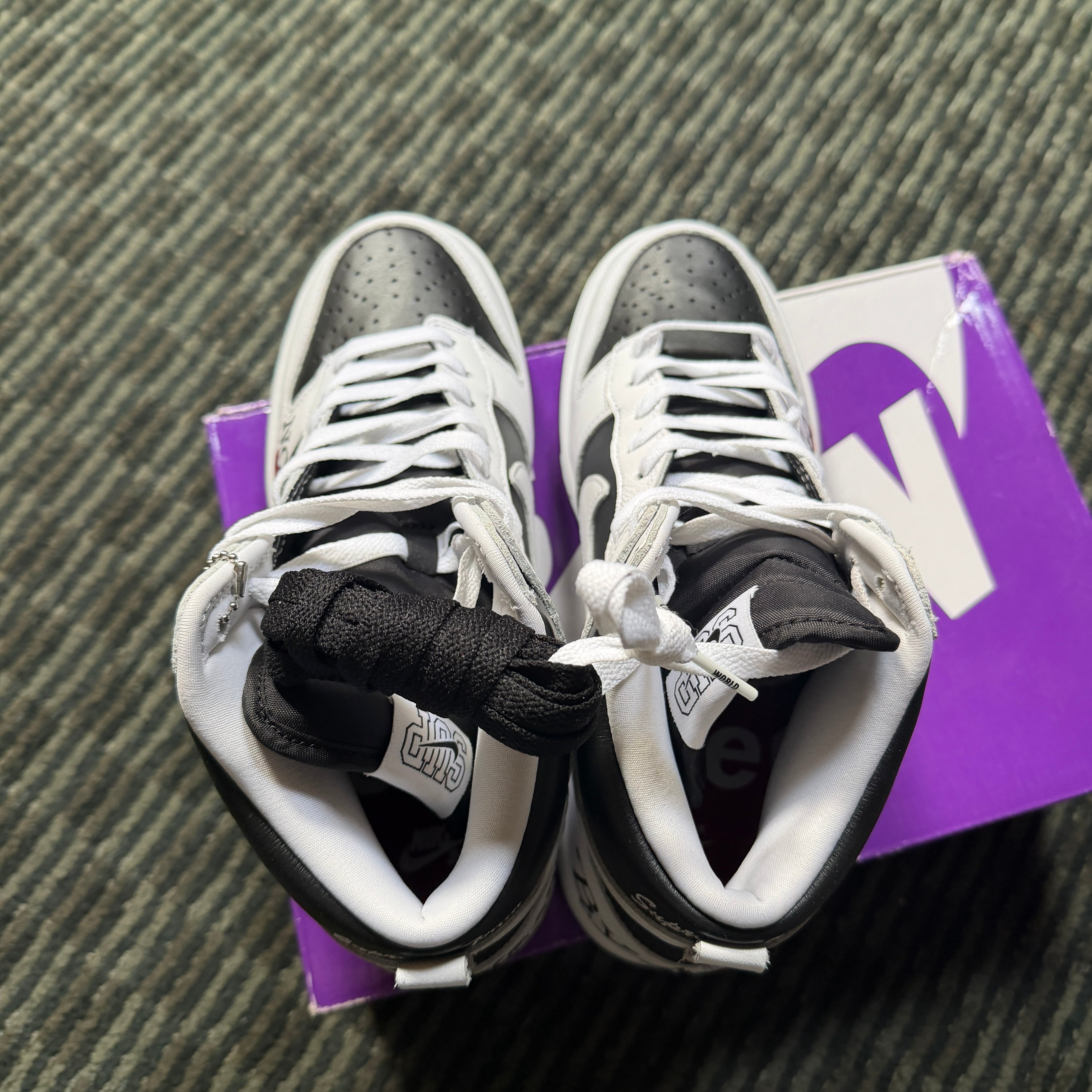 Nike SB Dunk High Supreme By Any Means Black