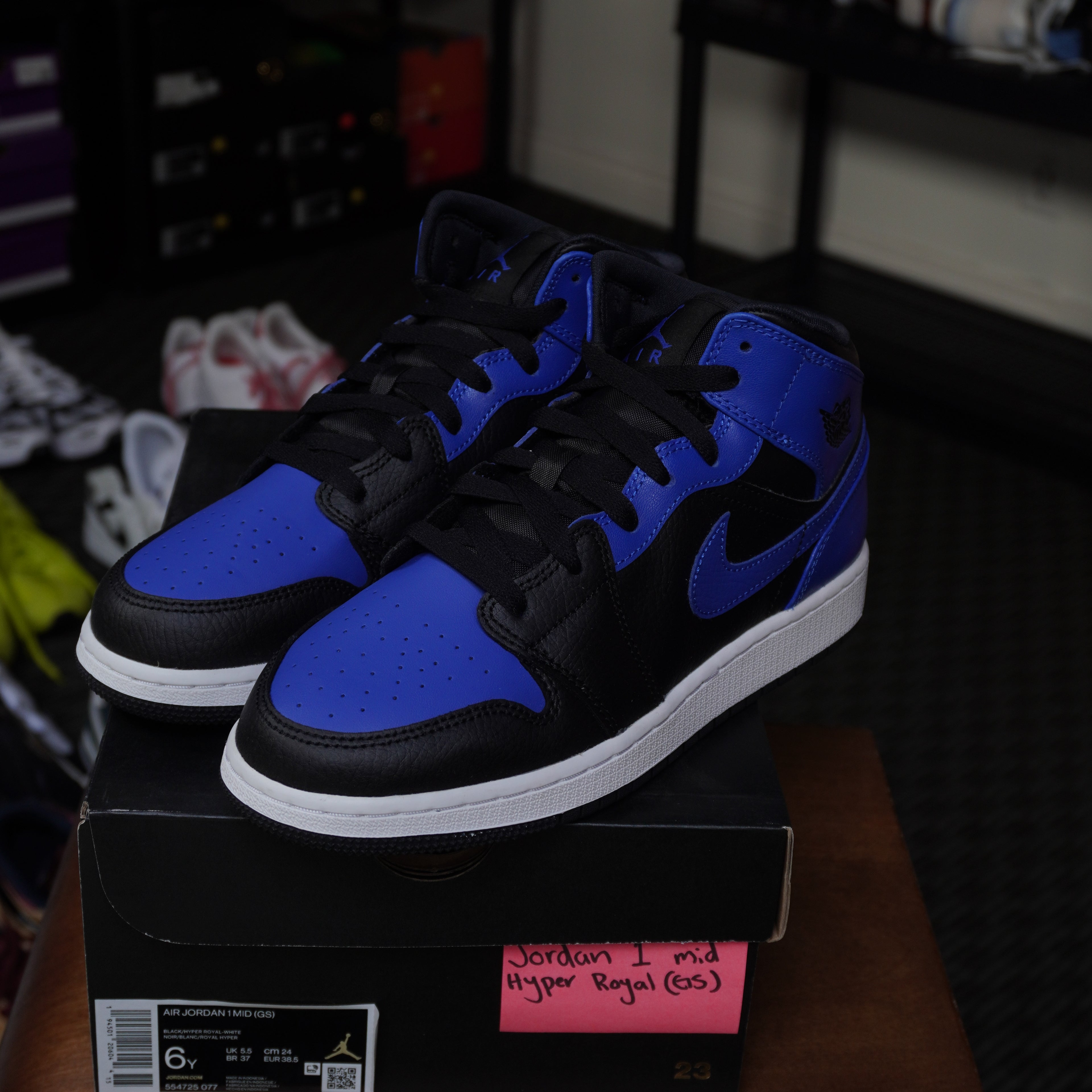 Jordan 1 Mid Hyper Royal (GS)