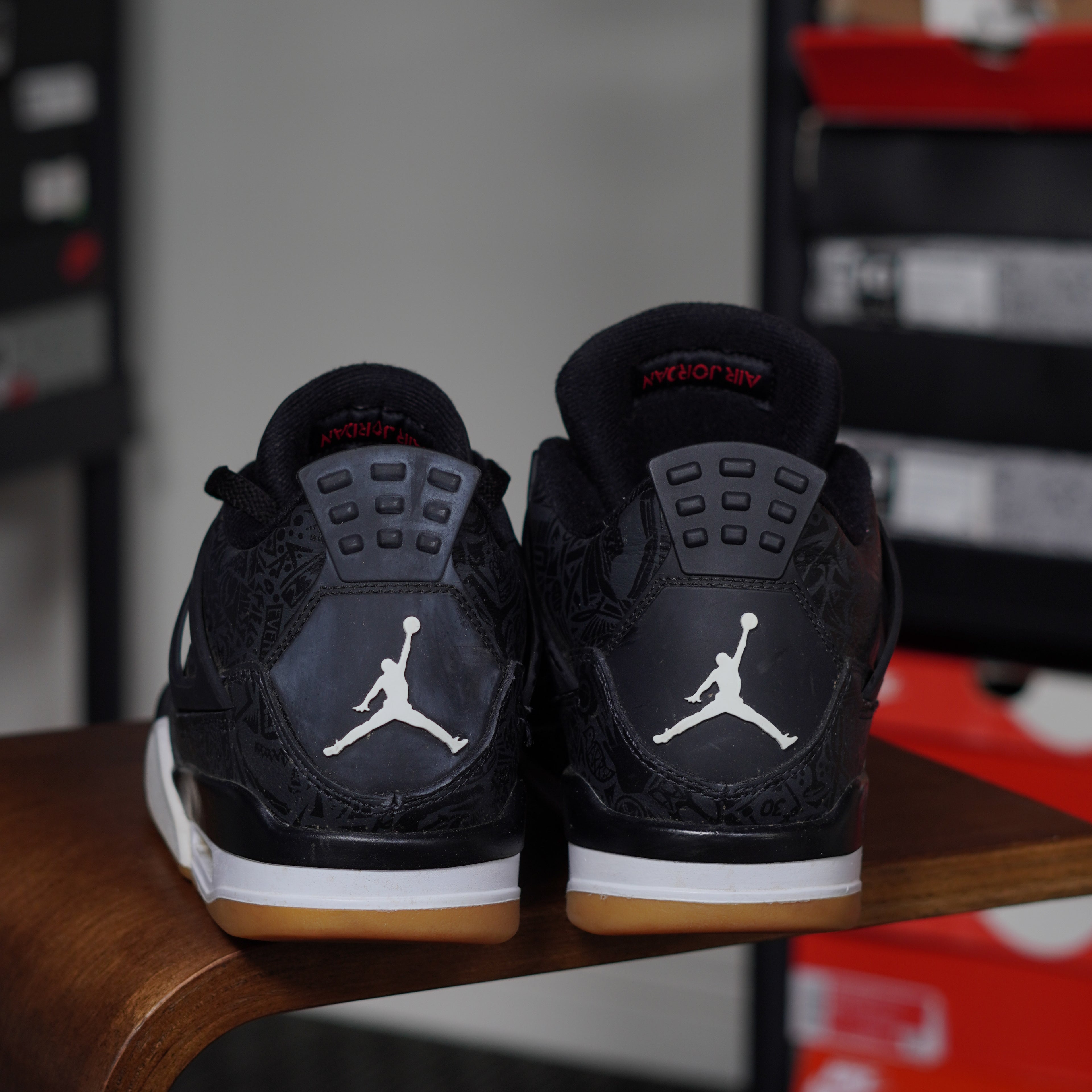 Jordan 4 Retro Laser Black Gum