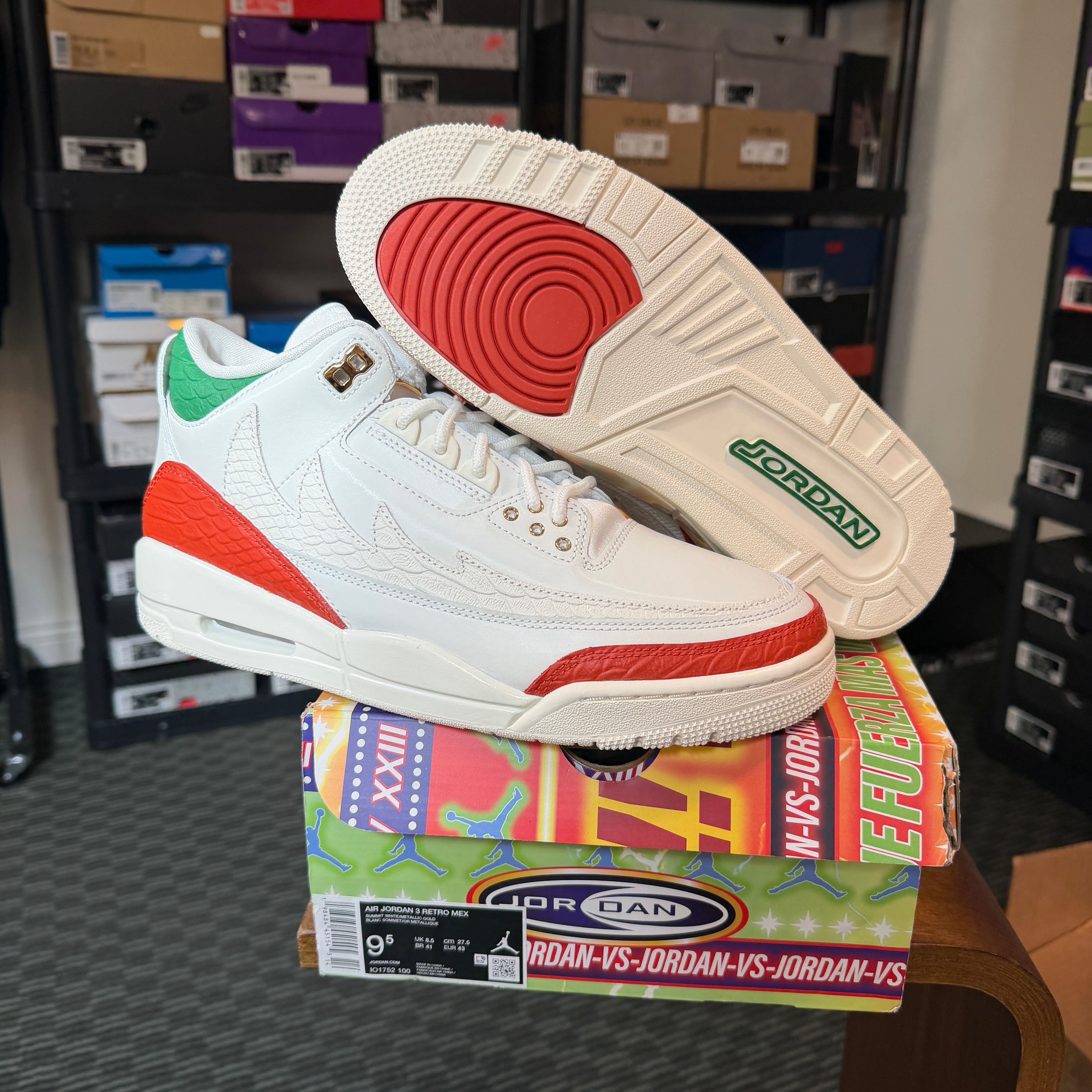 Jordan 3 Retro El Vuelo Summit White