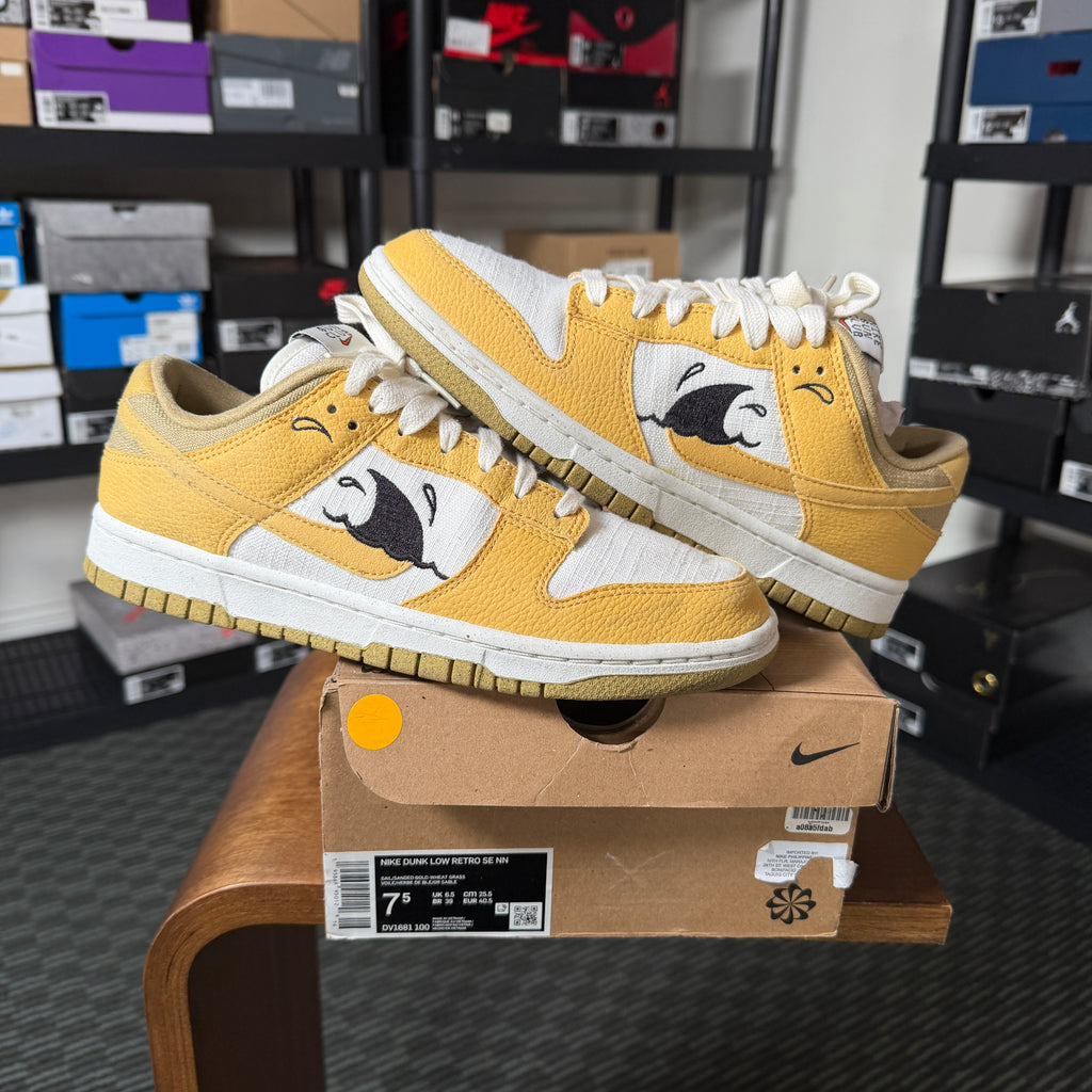 Nike Dunk Low Retro Sun Club Wheat Grass Orange
