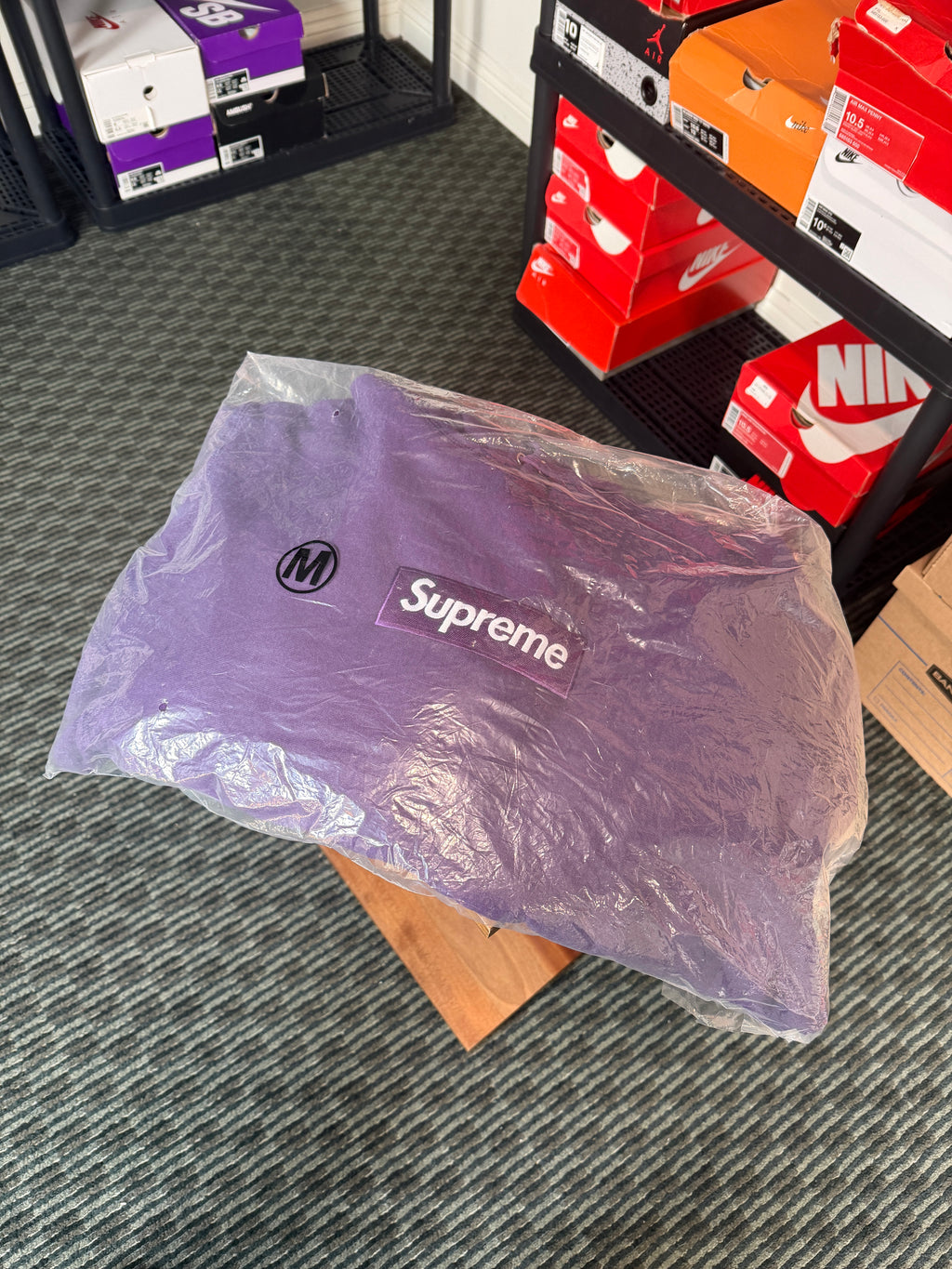 Supreme Box Logo Purple FW23