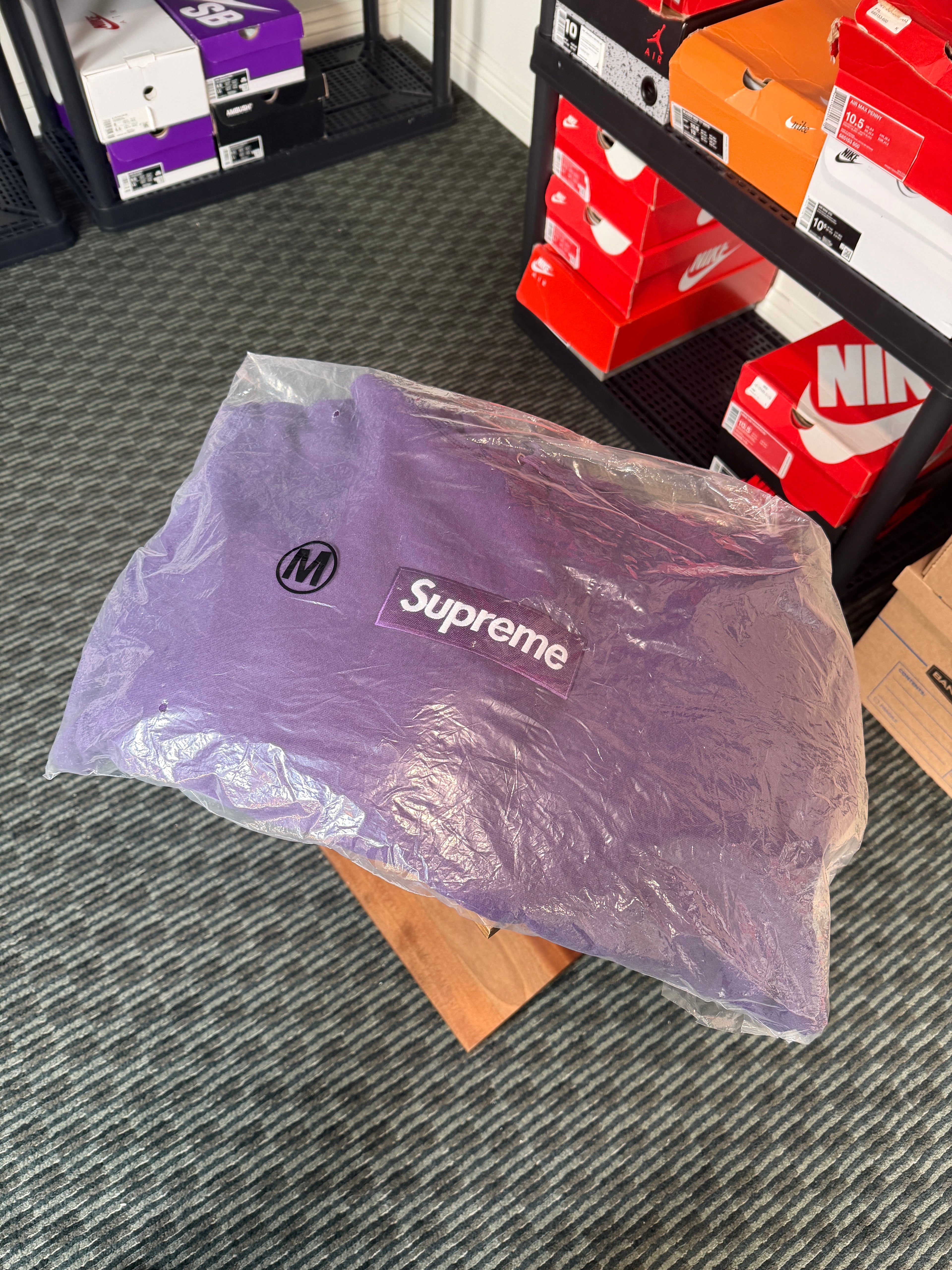 Supreme Box Logo Purple FW23